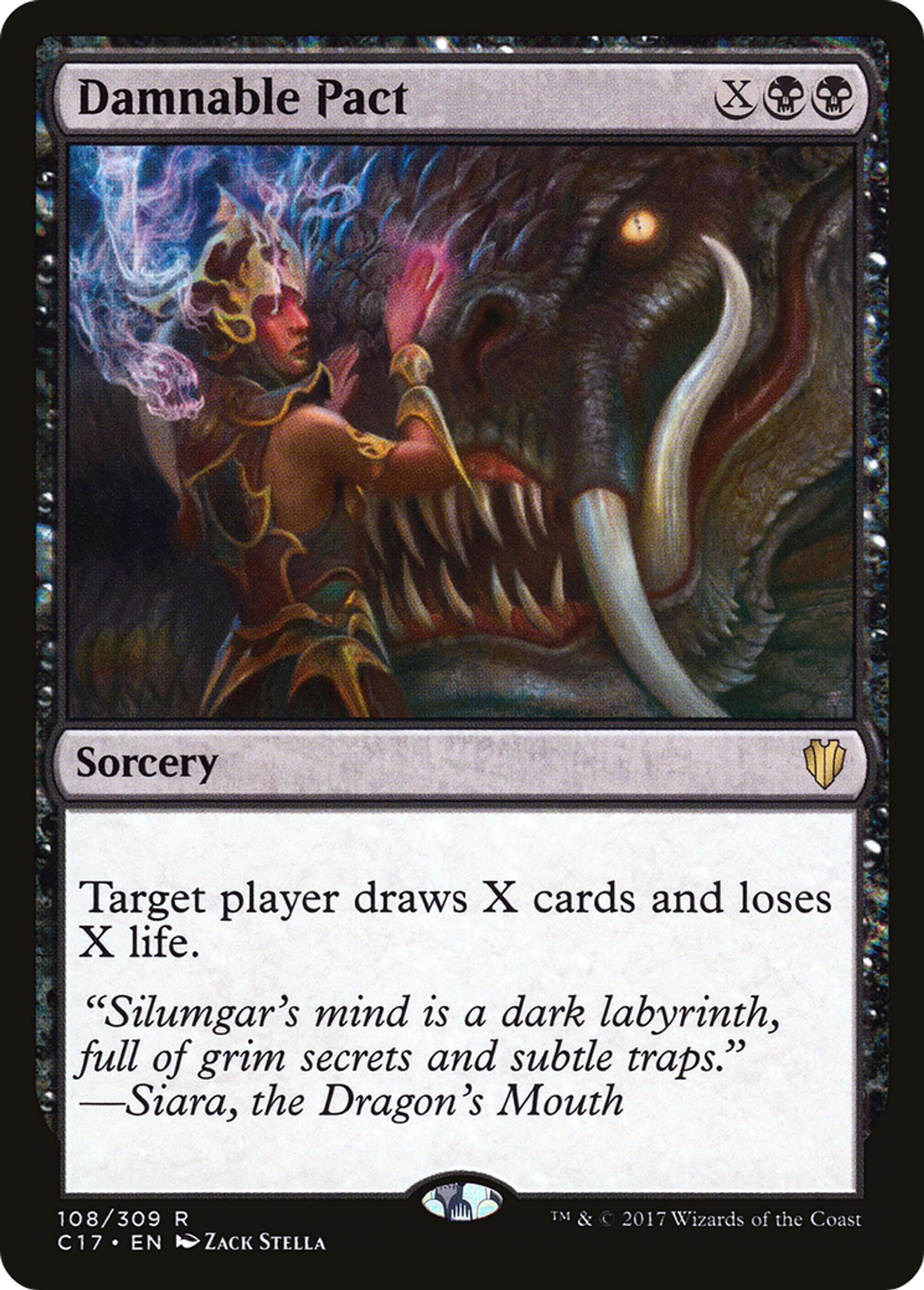 Damnable Pact — Commander 2017 — Magic: The Gathering