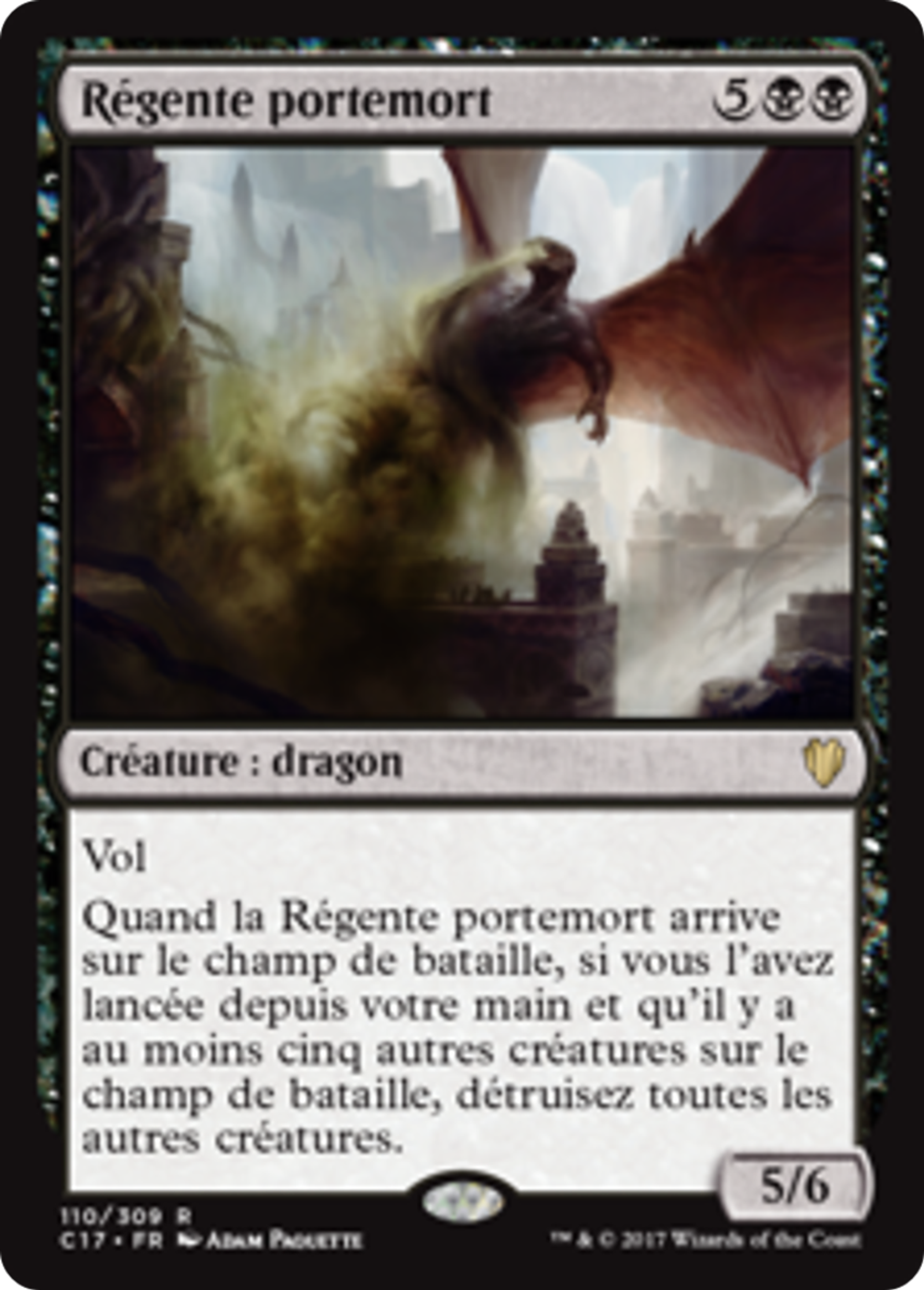 Régente portemort — Commander 2017 — Magic: The Gathering