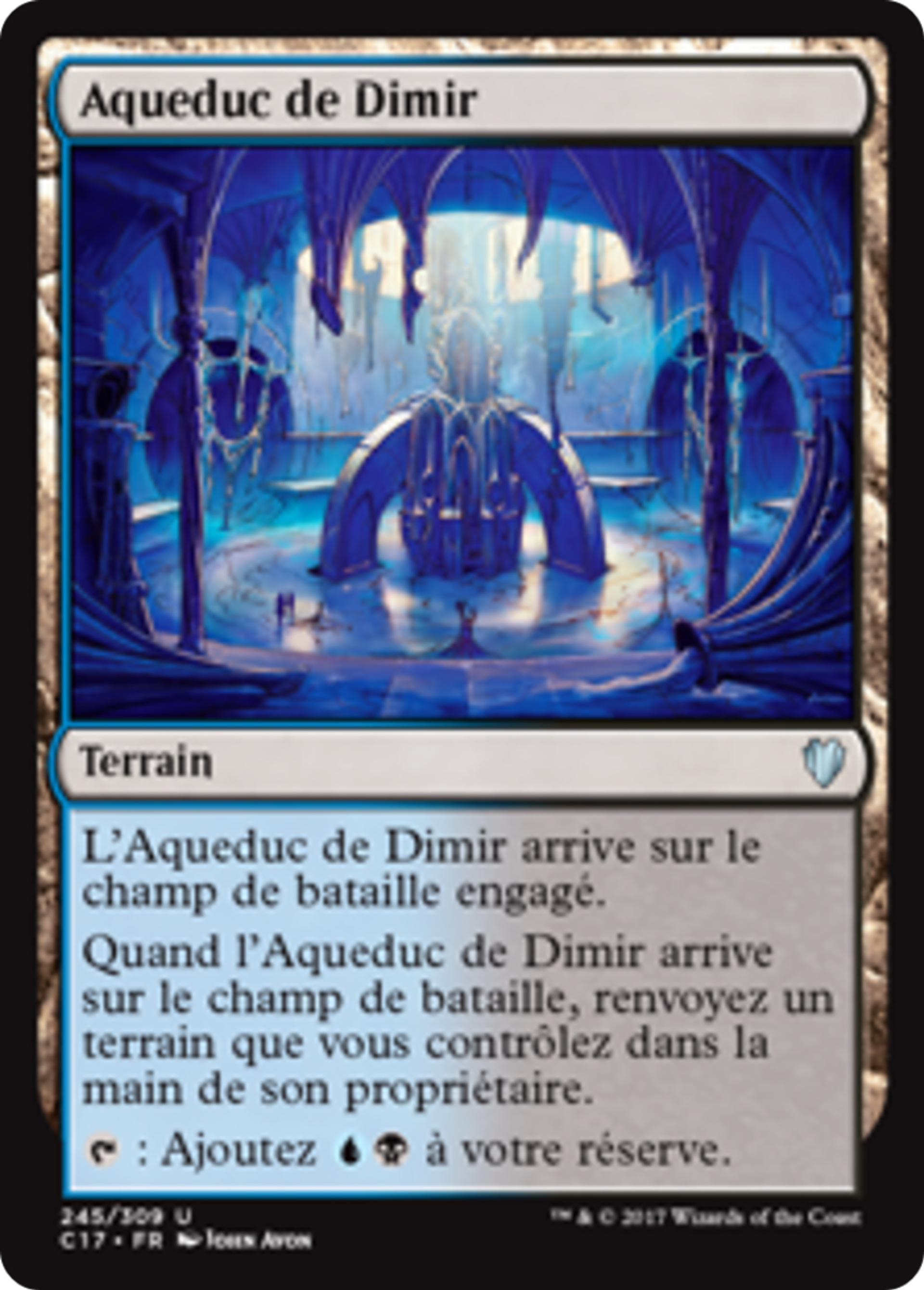 Aqueduc de Dimir — Commander 2017 — Magic: The Gathering