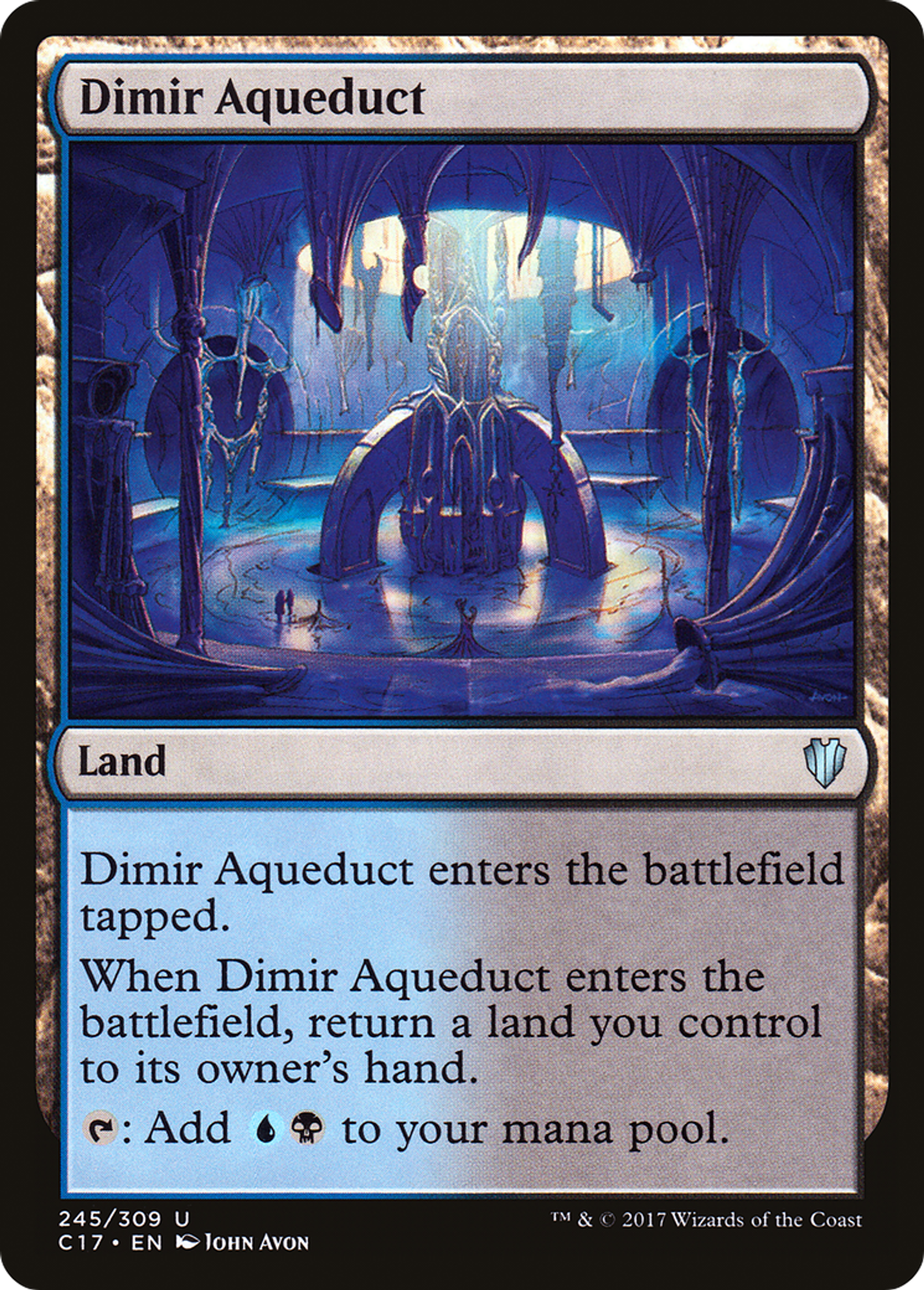 Dimir Aqueduct — Commander 2017 — Magic: The Gathering