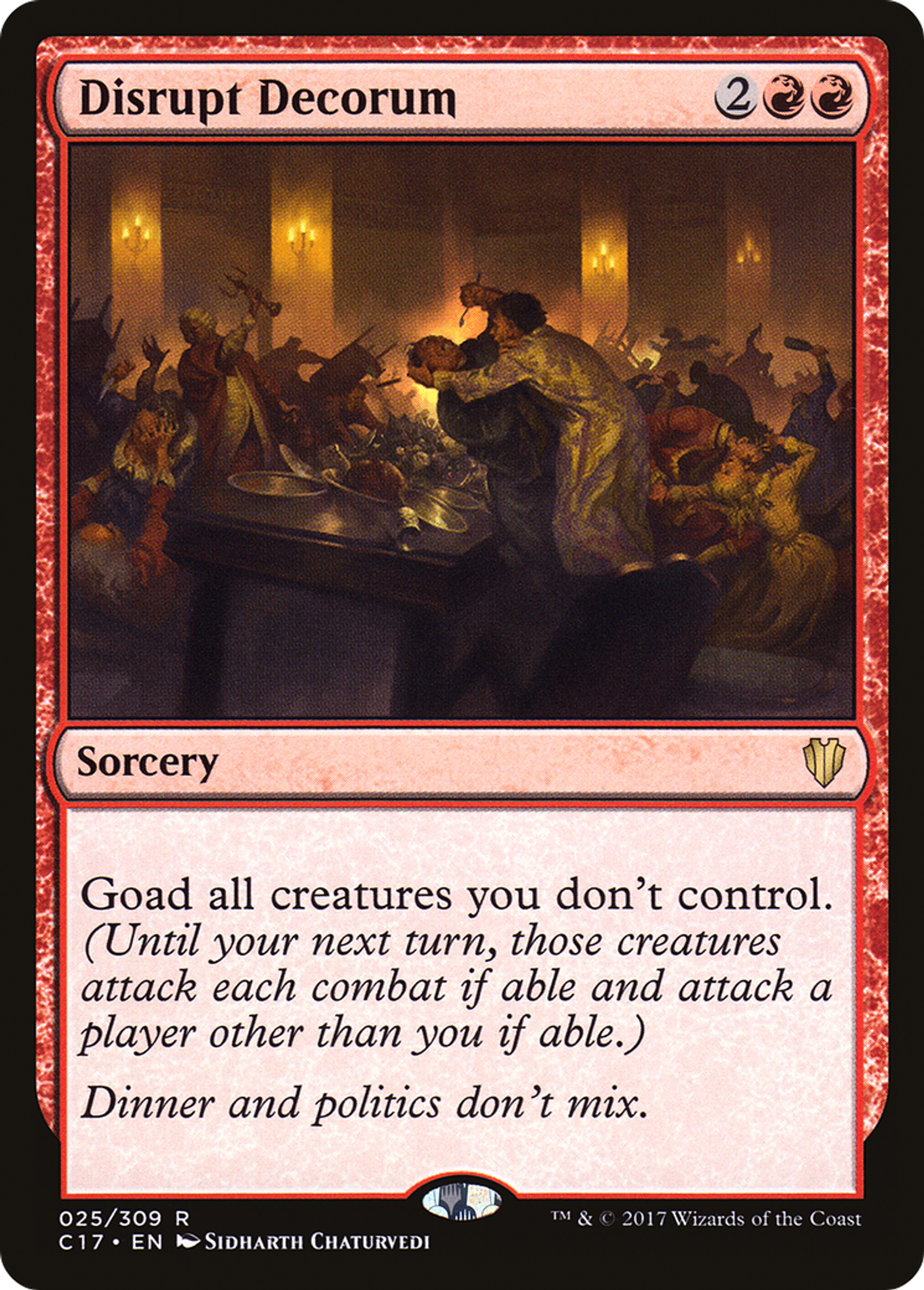 Disrupt Decorum — Commander 2017 — Magic: The Gathering