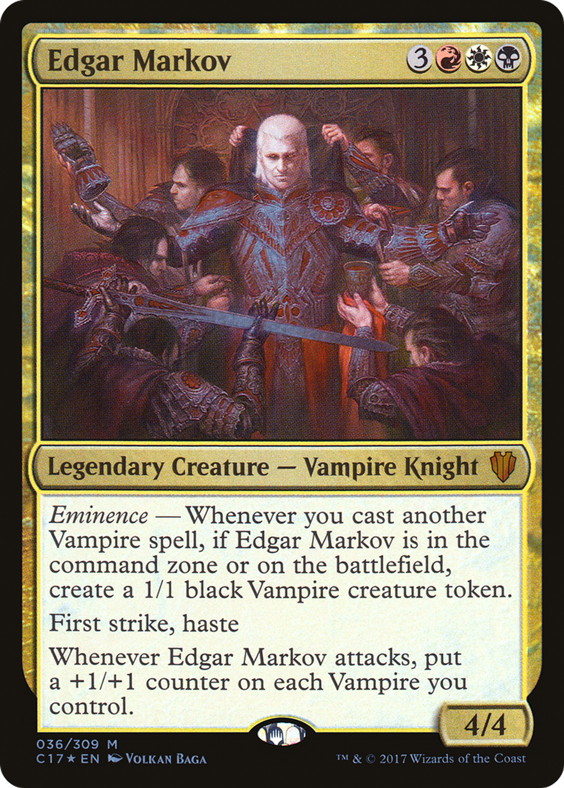 Edgar Markov — Commander 2017 — Magic: The Gathering