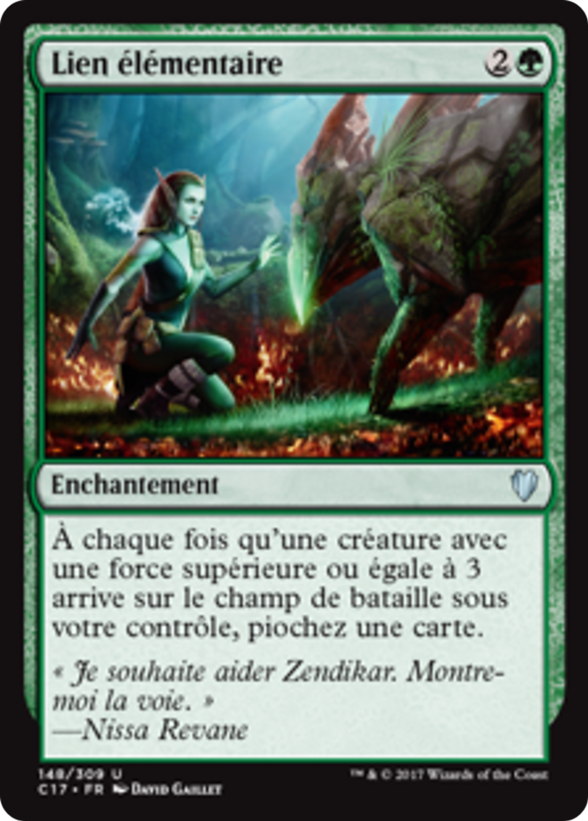 Lien élémentaire — Commander 2017 — Magic: The Gathering