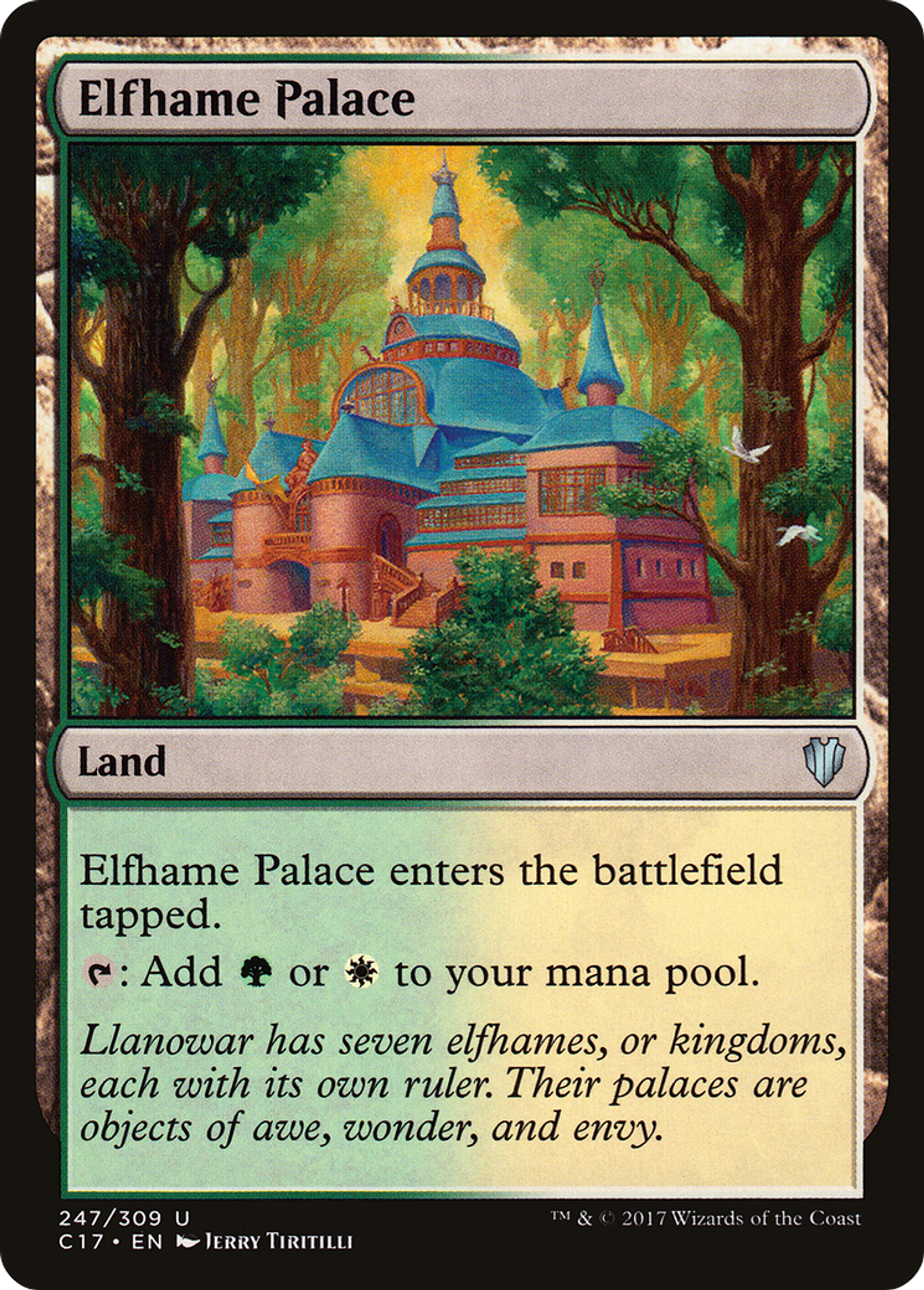 Elfhame Palace — Commander 2017 — Magic: The Gathering