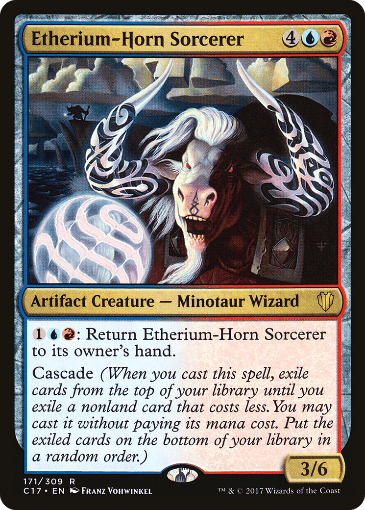 Etherium-Horn Sorcerer — Commander 2017 — Magic: The Gathering