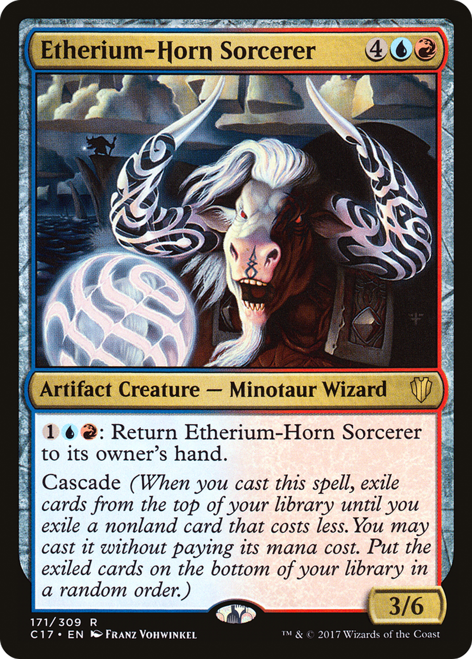 Etherium-Horn Sorcerer — Commander 2017 — Magic: The Gathering