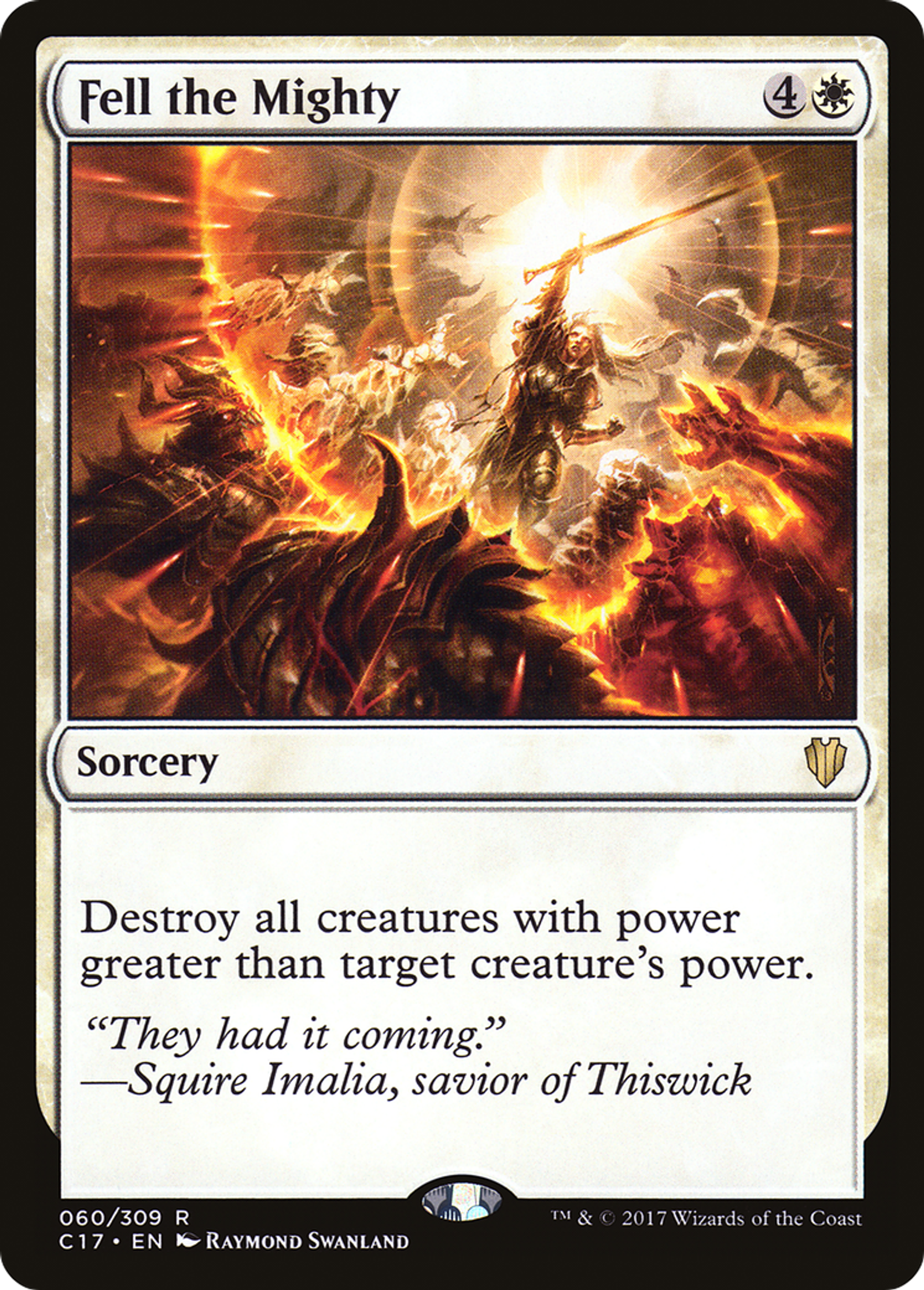 Fell the Mighty — Commander 2017 — Magic: The Gathering