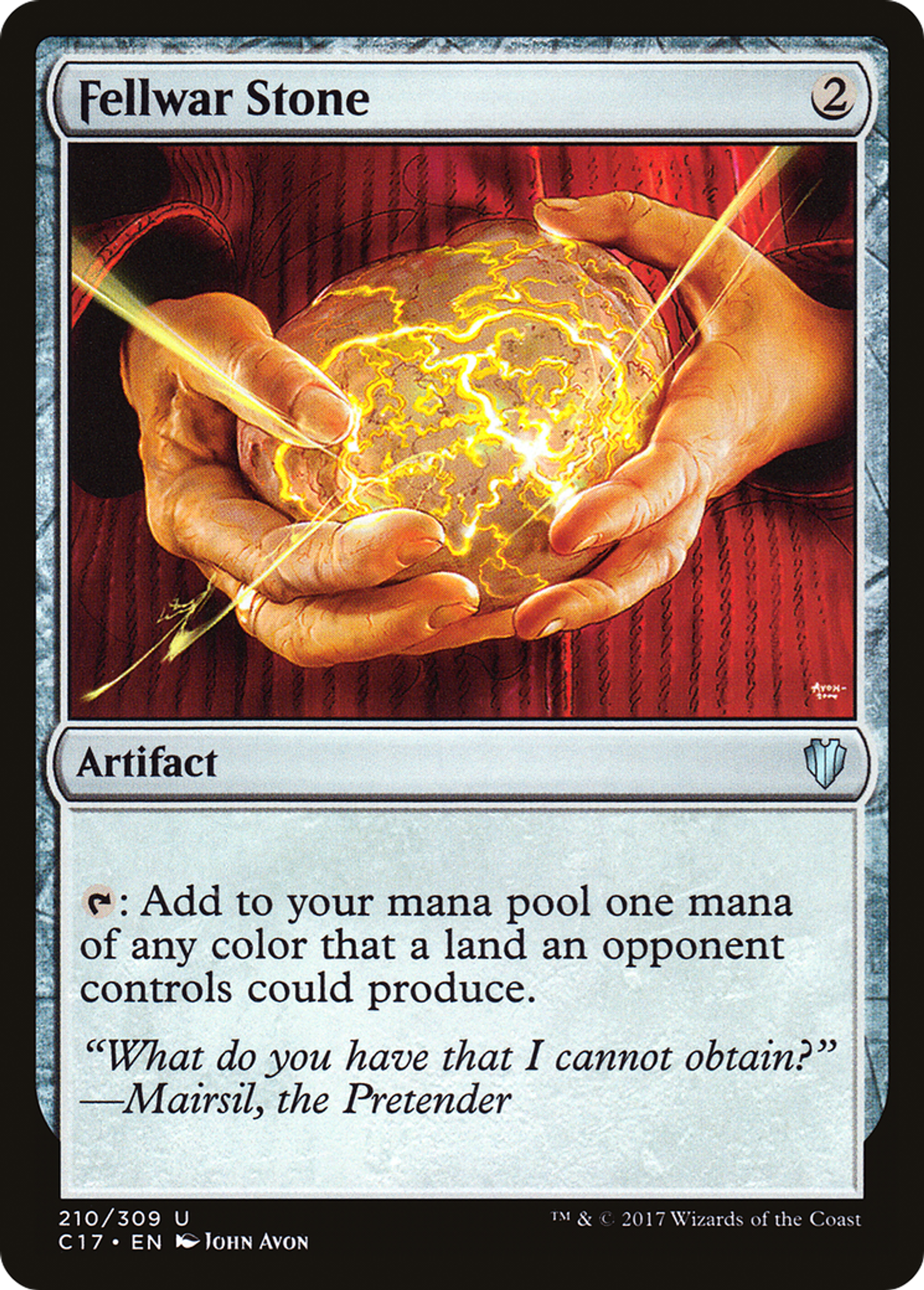 Fellwar Stone — Commander 2017 — Magic: The Gathering