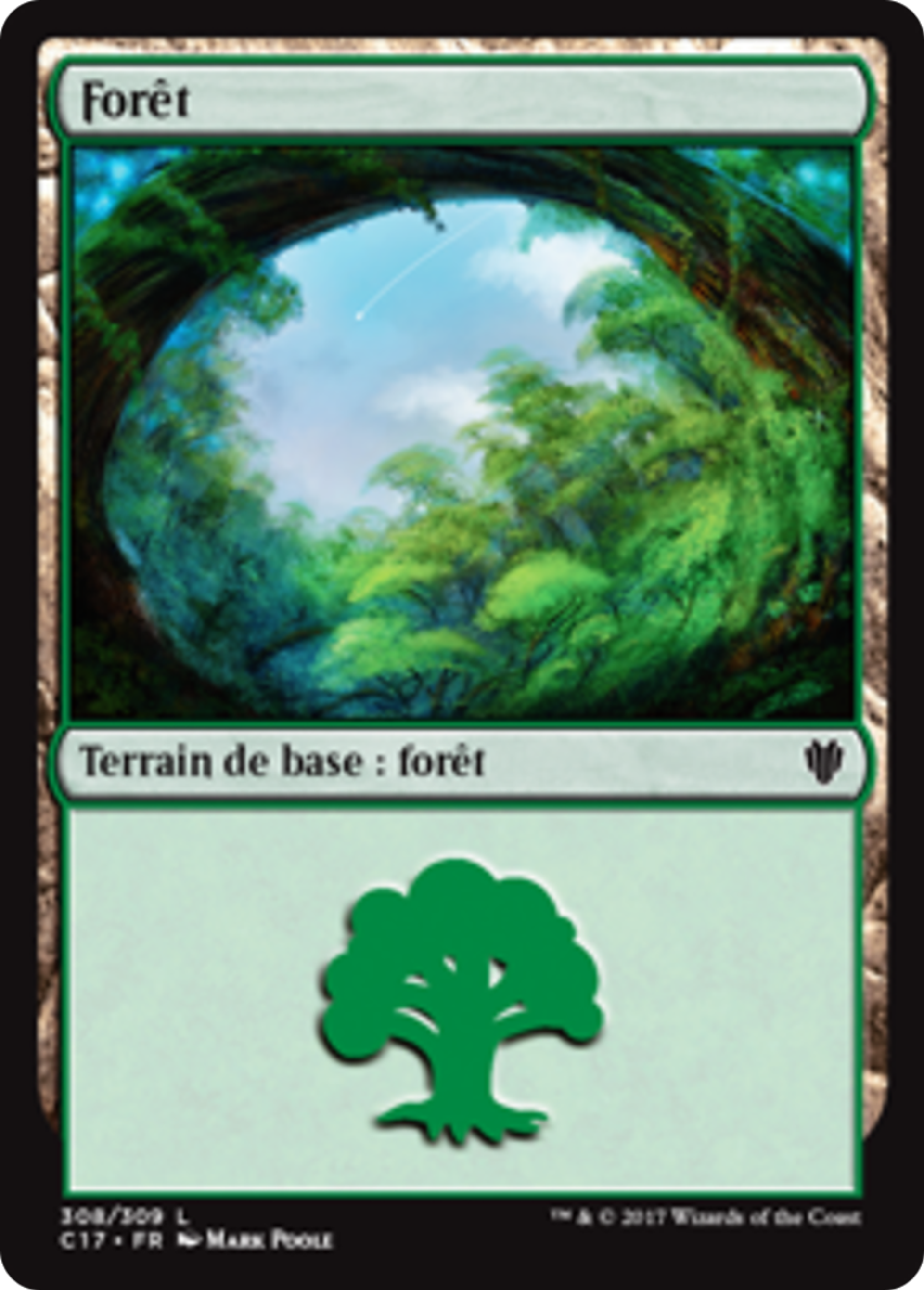 Forêt — Commander 2017 — Magic: The Gathering