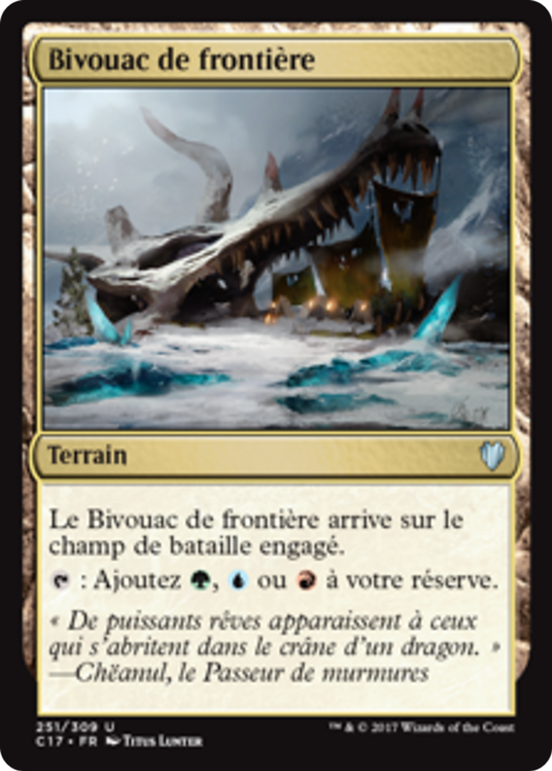 Bivouac de frontière — Commander 2017 — Magic: The Gathering