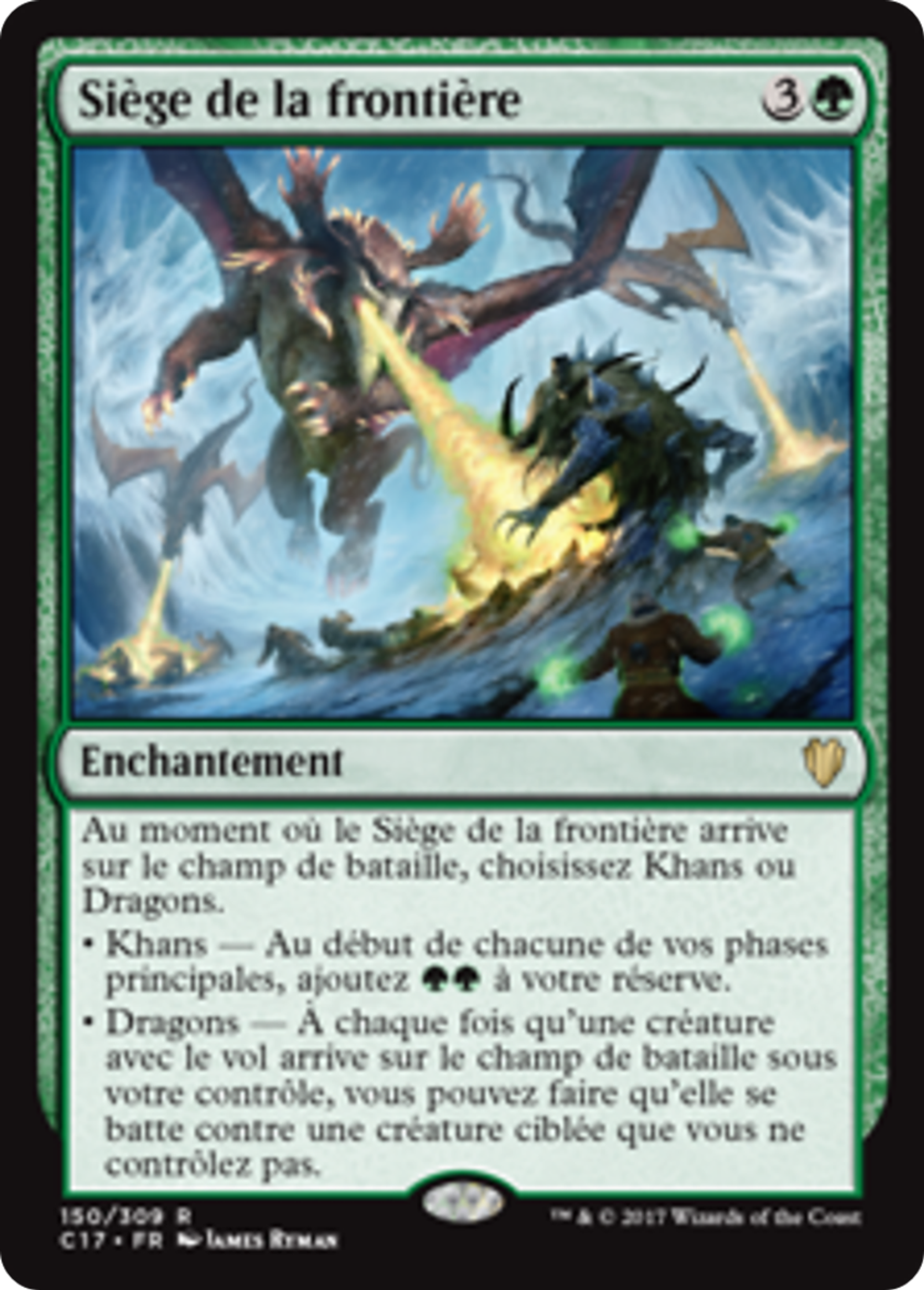 Siège de la frontière — Commander 2017 — Magic: The Gathering