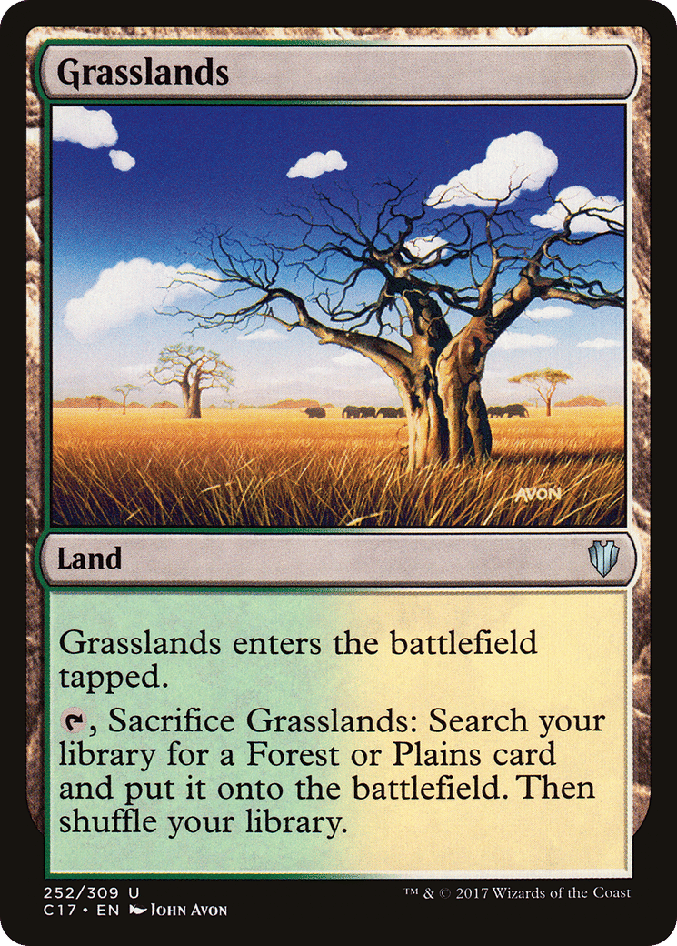 Grasslands — Commander 2017 — Magic: The Gathering