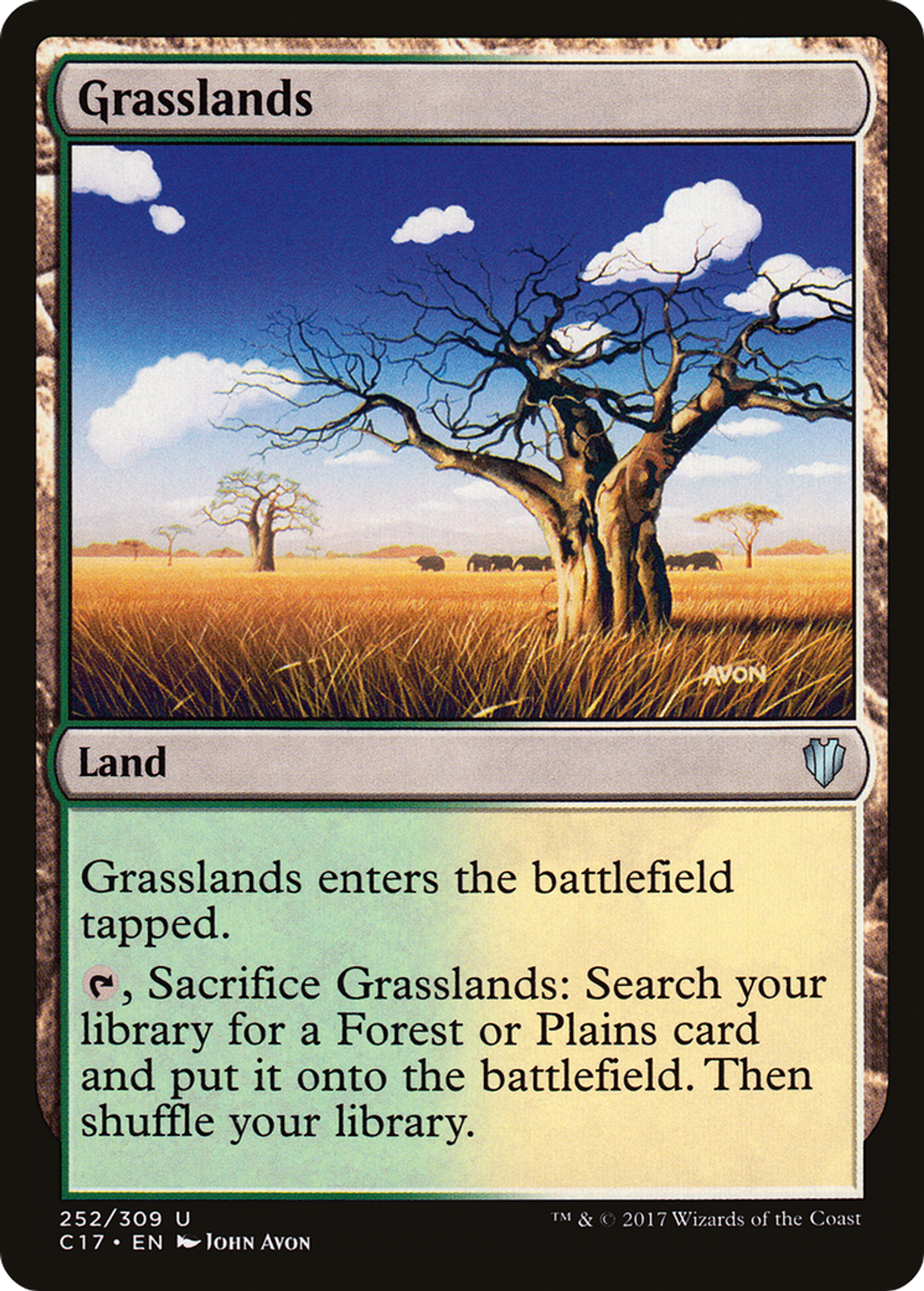 Grasslands — Commander 2017 — Magic: The Gathering