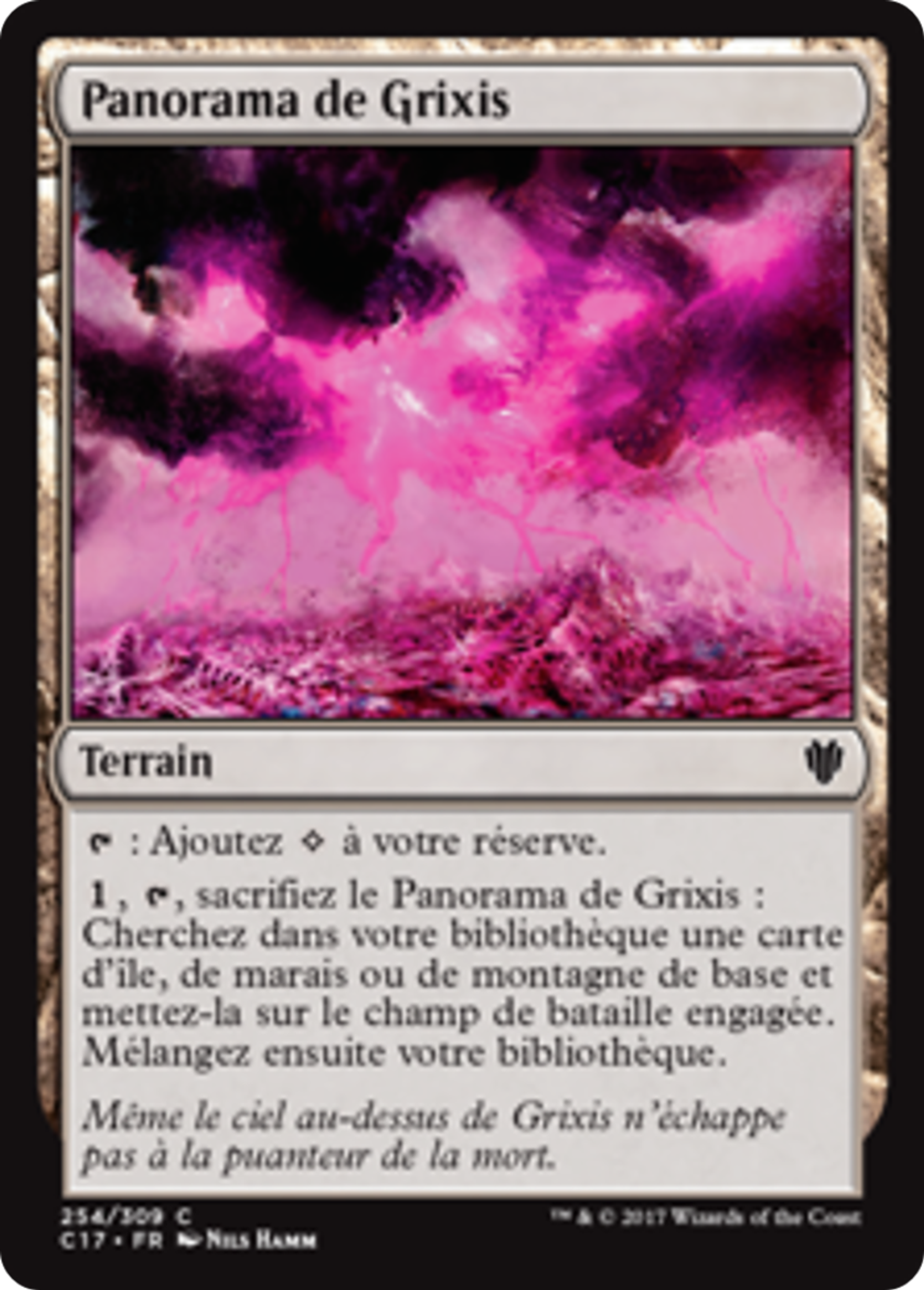 Panorama de Grixis — Commander 2017 — Magic: The Gathering
