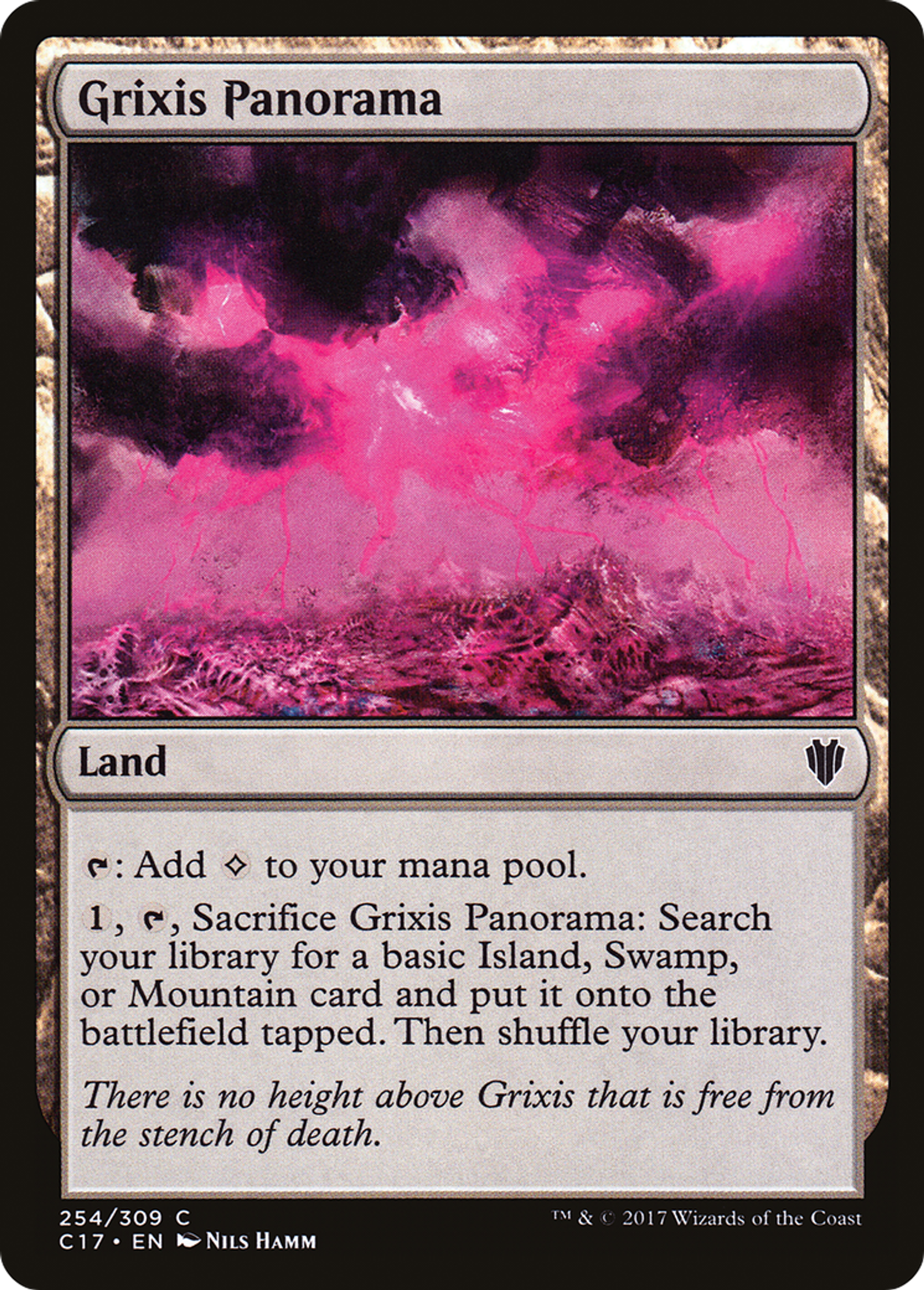 Grixis Panorama — Commander 2017 — Magic: The Gathering
