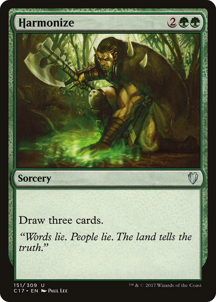 Harmonize — Commander 2017 — Magic: The Gathering