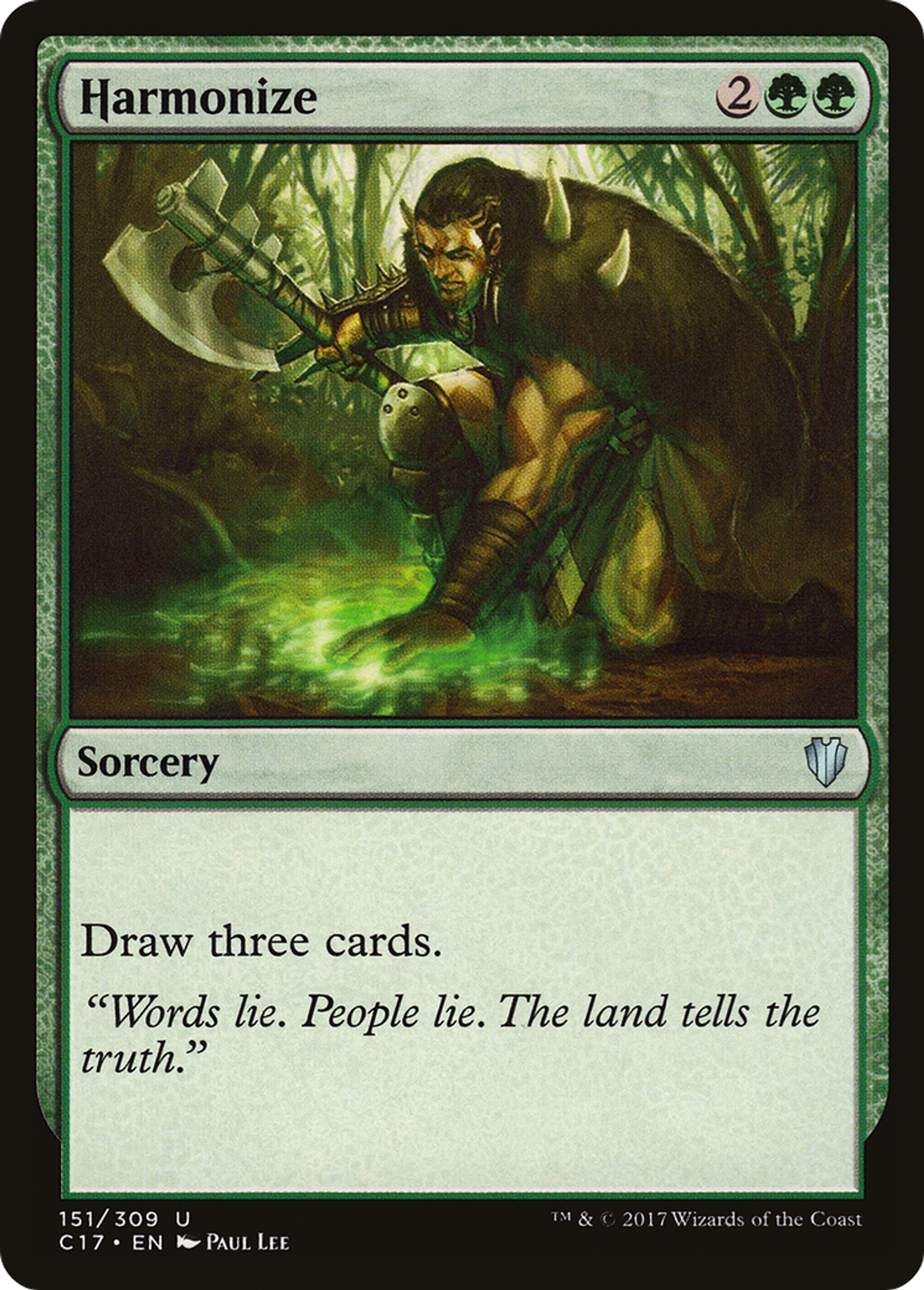 Harmonize — Commander 2017 — Magic: The Gathering