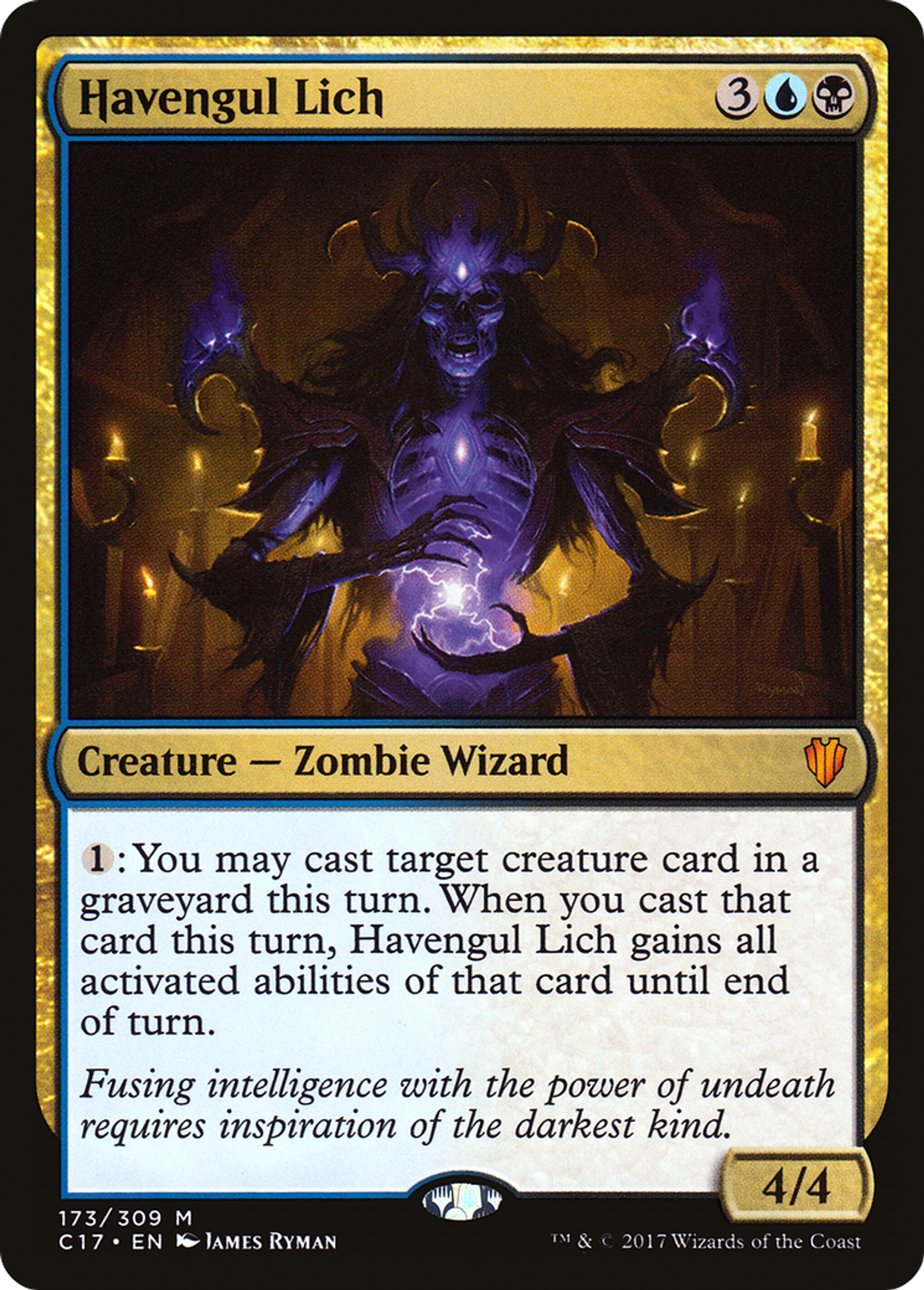 Havengul Lich — Commander 2017 — Magic: The Gathering