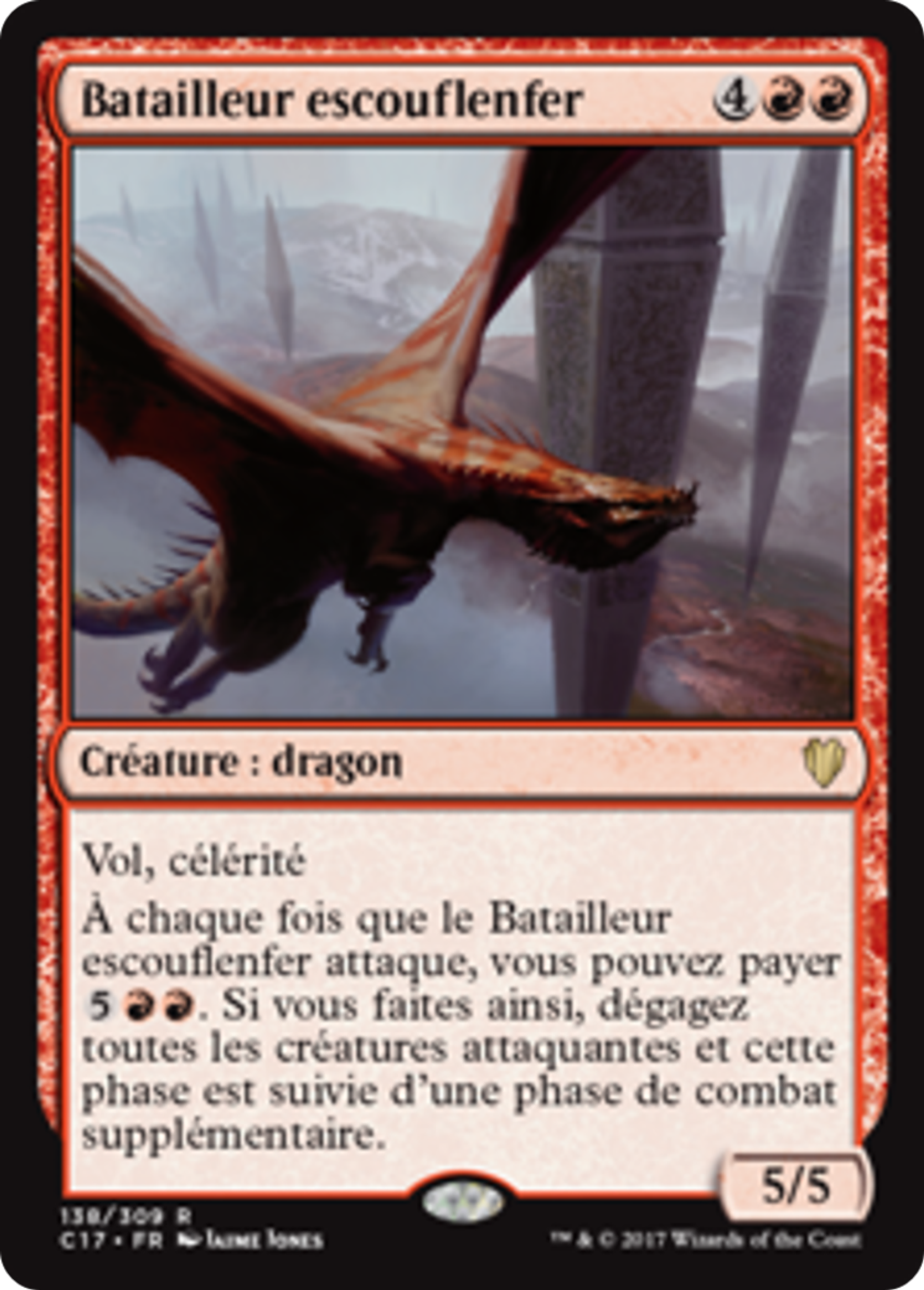 Batailleur escouflenfer — Commander 2017 — Magic: The Gathering