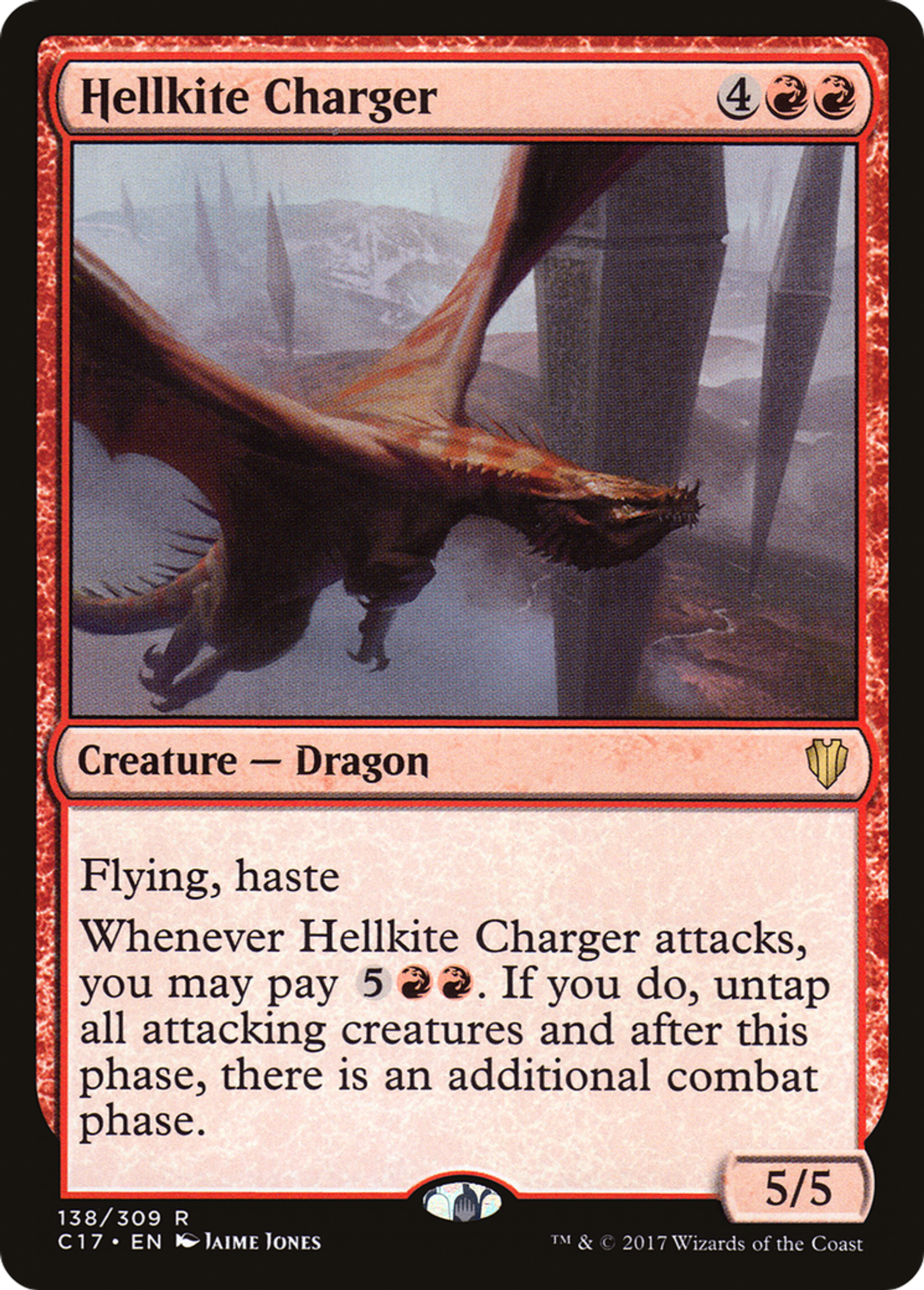 Batailleur escouflenfer — Commander 2017 — Magic: The Gathering