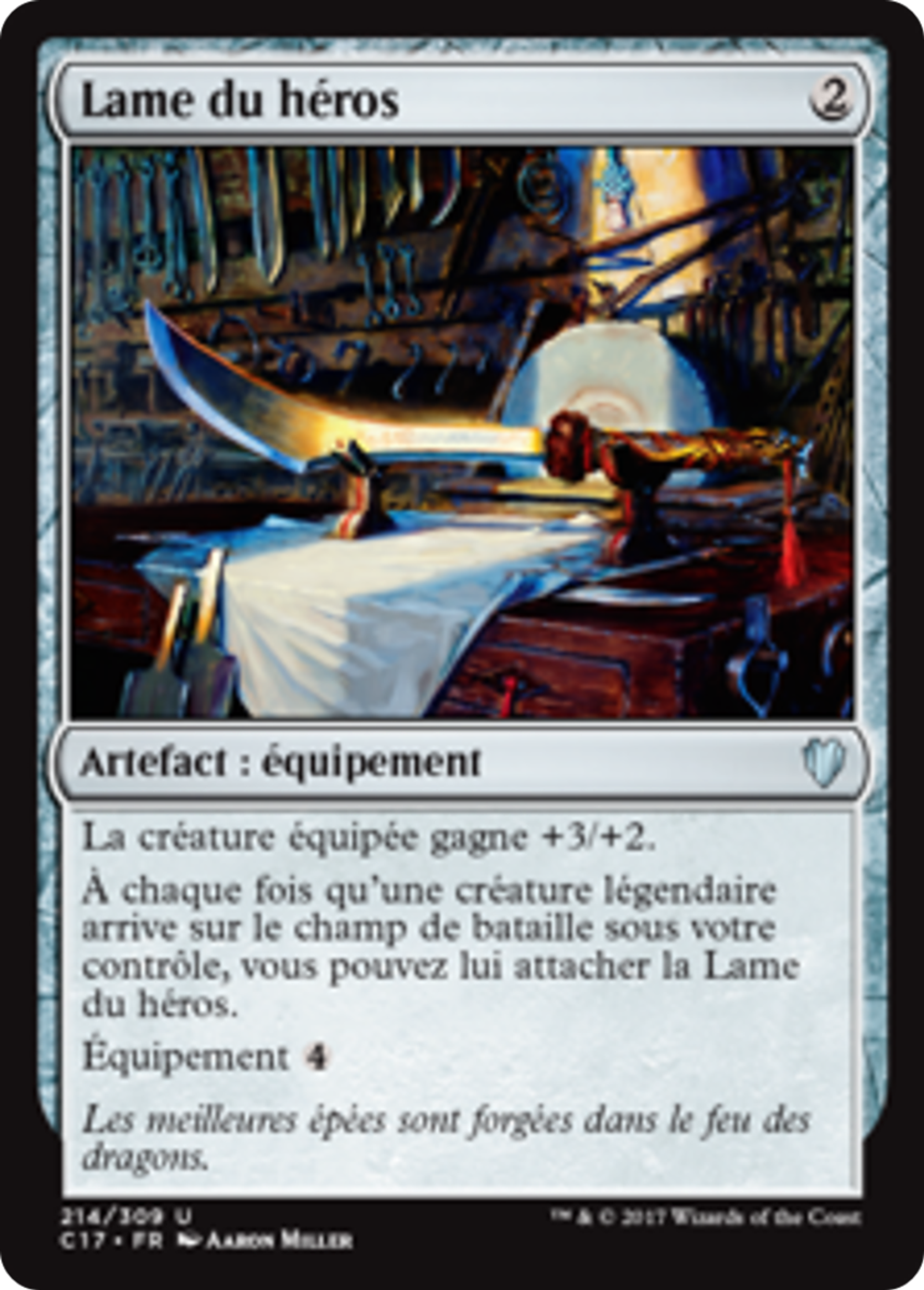 Lame du héros — Commander 2017 — Magic: The Gathering