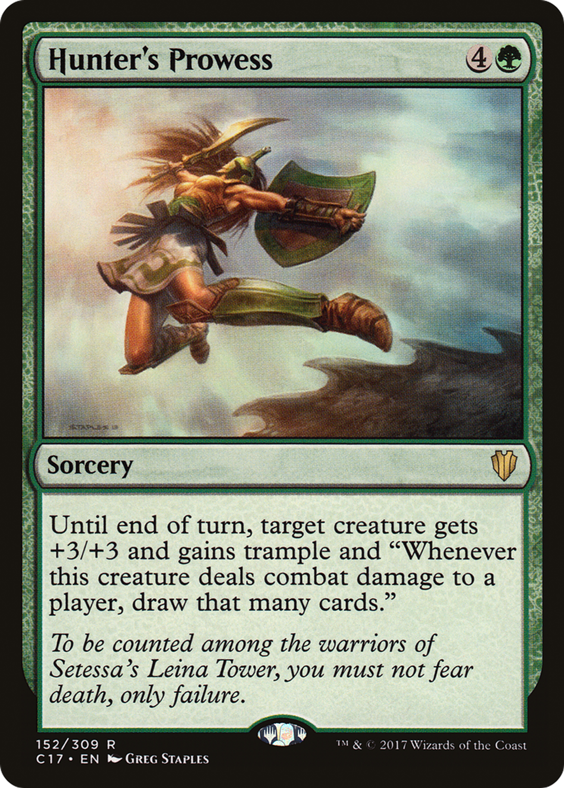Hunter's Prowess — Commander 2017 — Magic: The Gathering