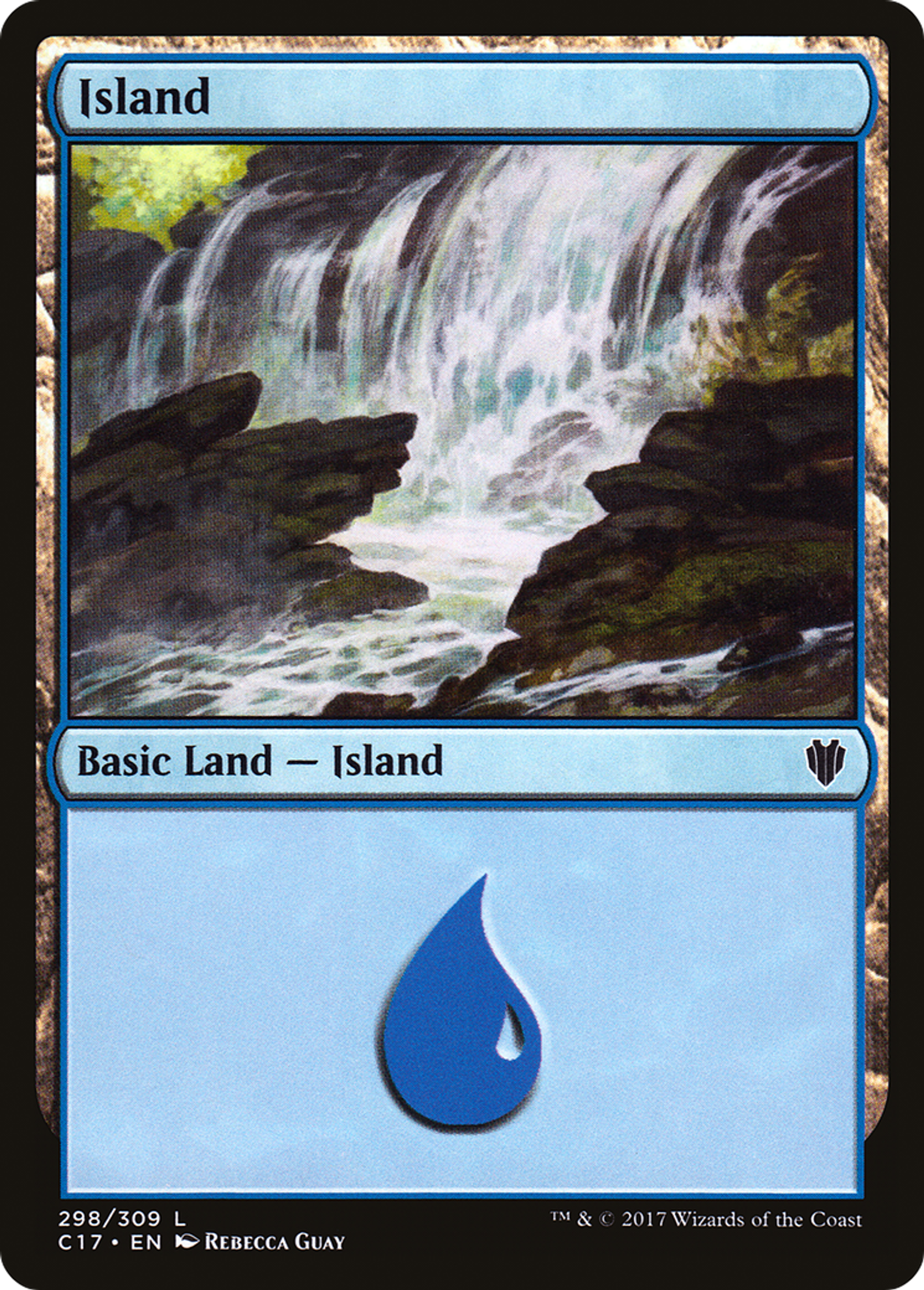 Island — Commander 2017 — Magic: The Gathering
