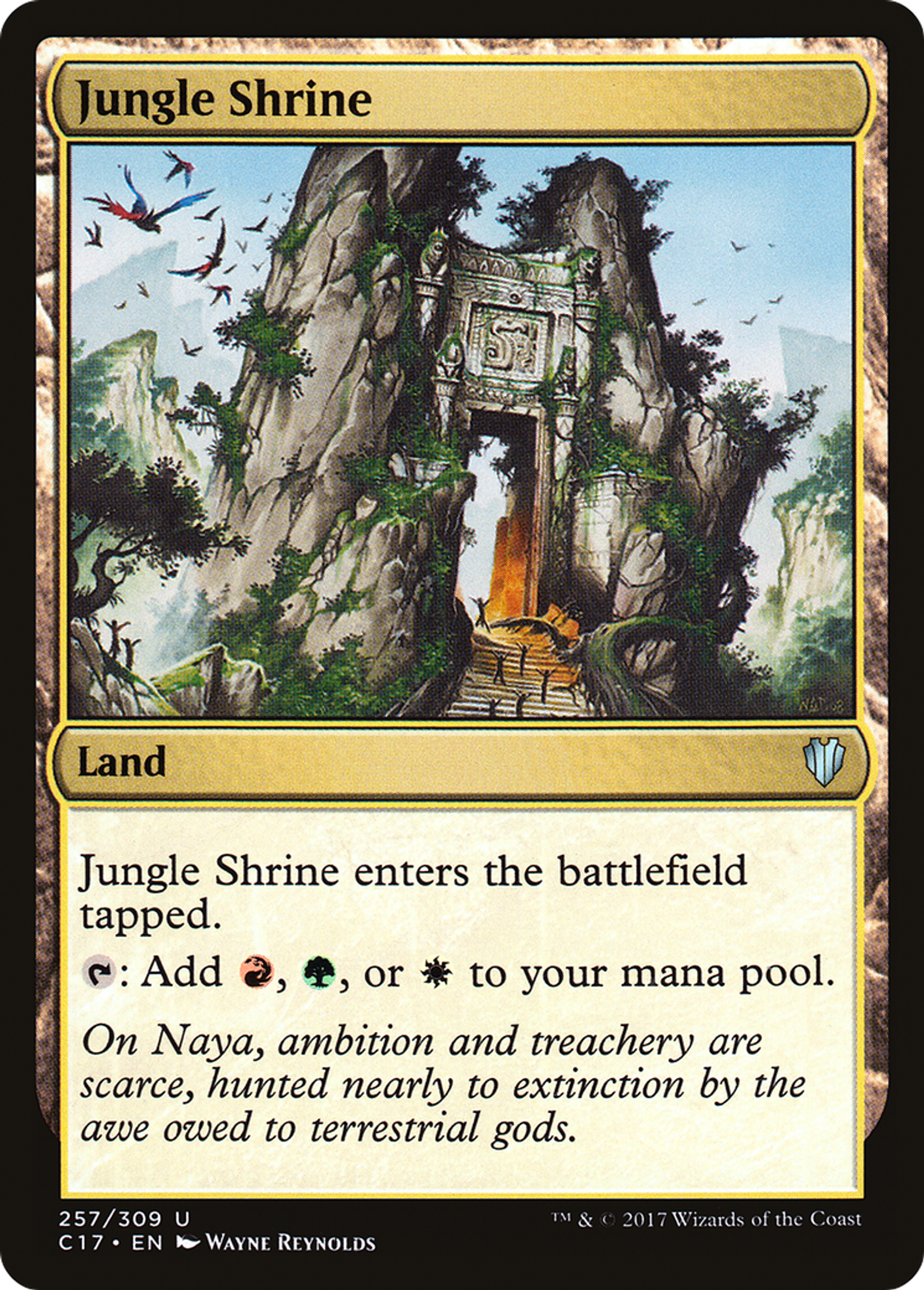 Jungle Shrine — Commander 2017 — Magic: The Gathering