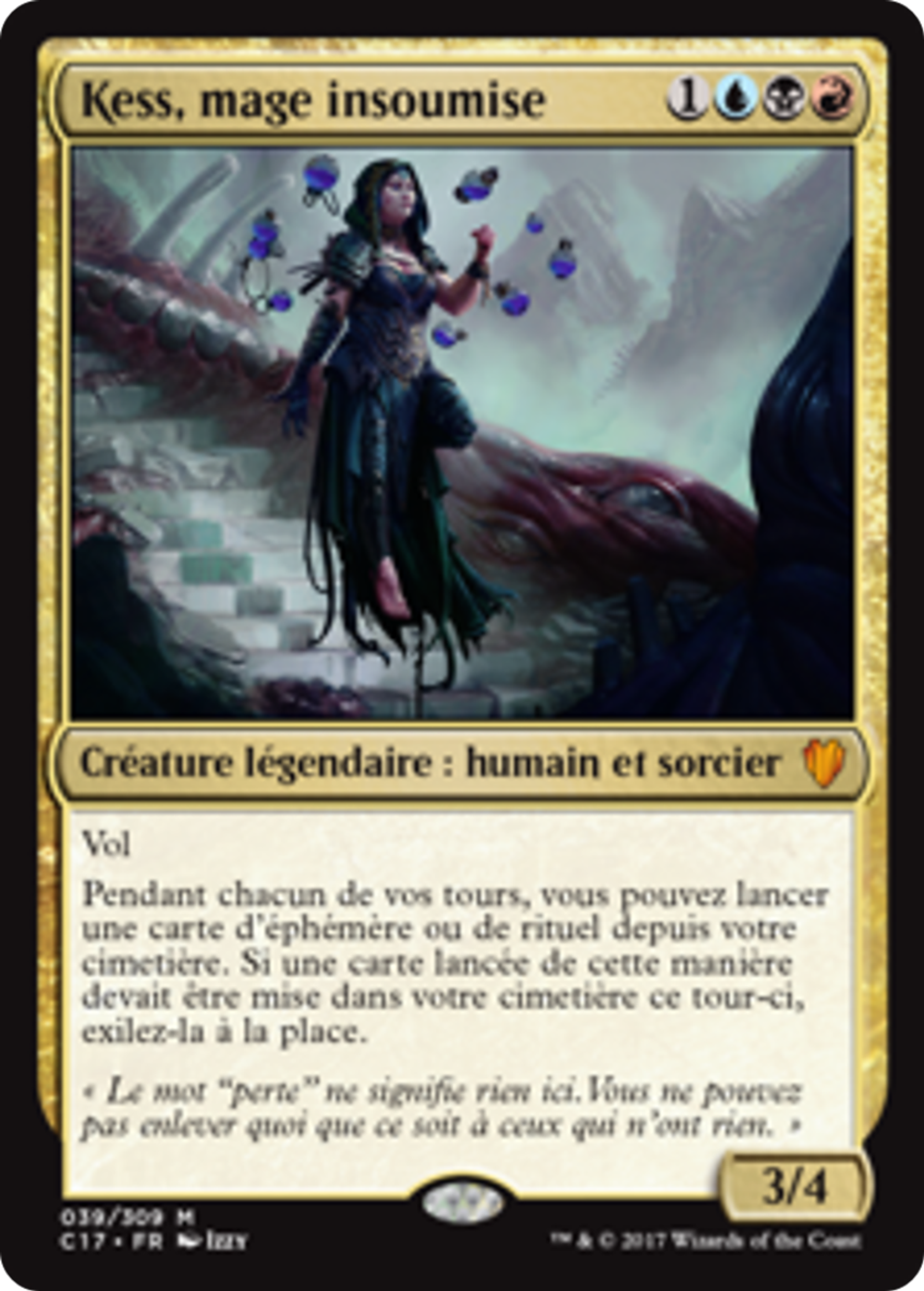 Kess, mage insoumise — Commander 2017 — Magic: The Gathering