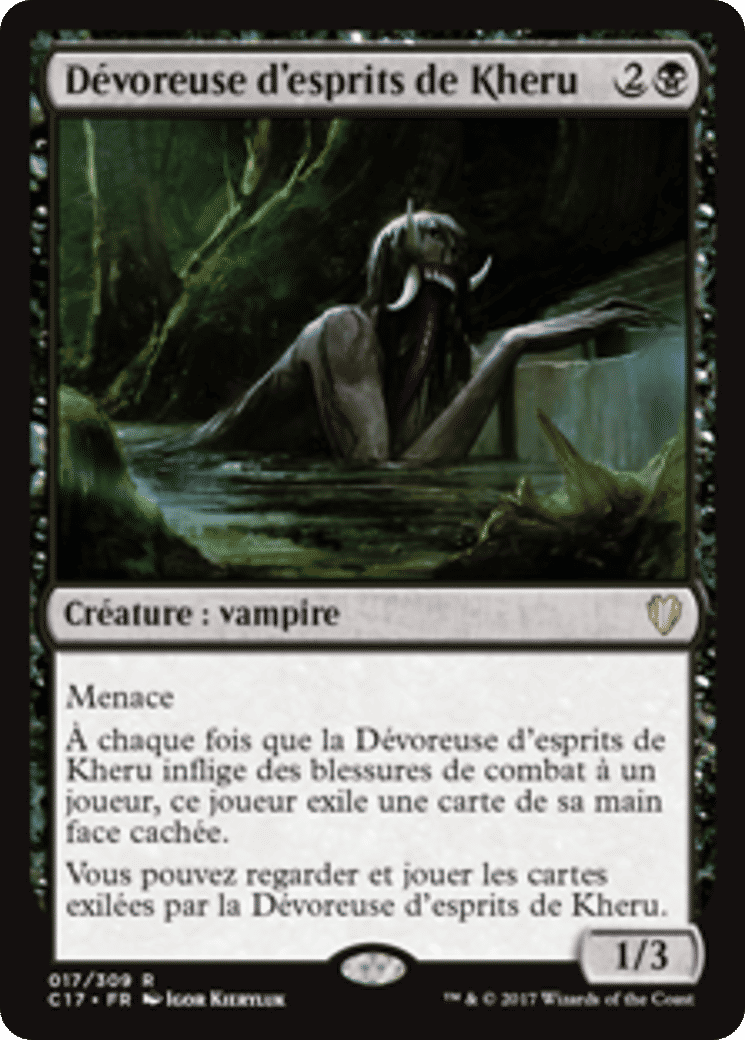 Dévoreuse d'esprits de Kheru — Commander 2017 — Magic: The Gathering