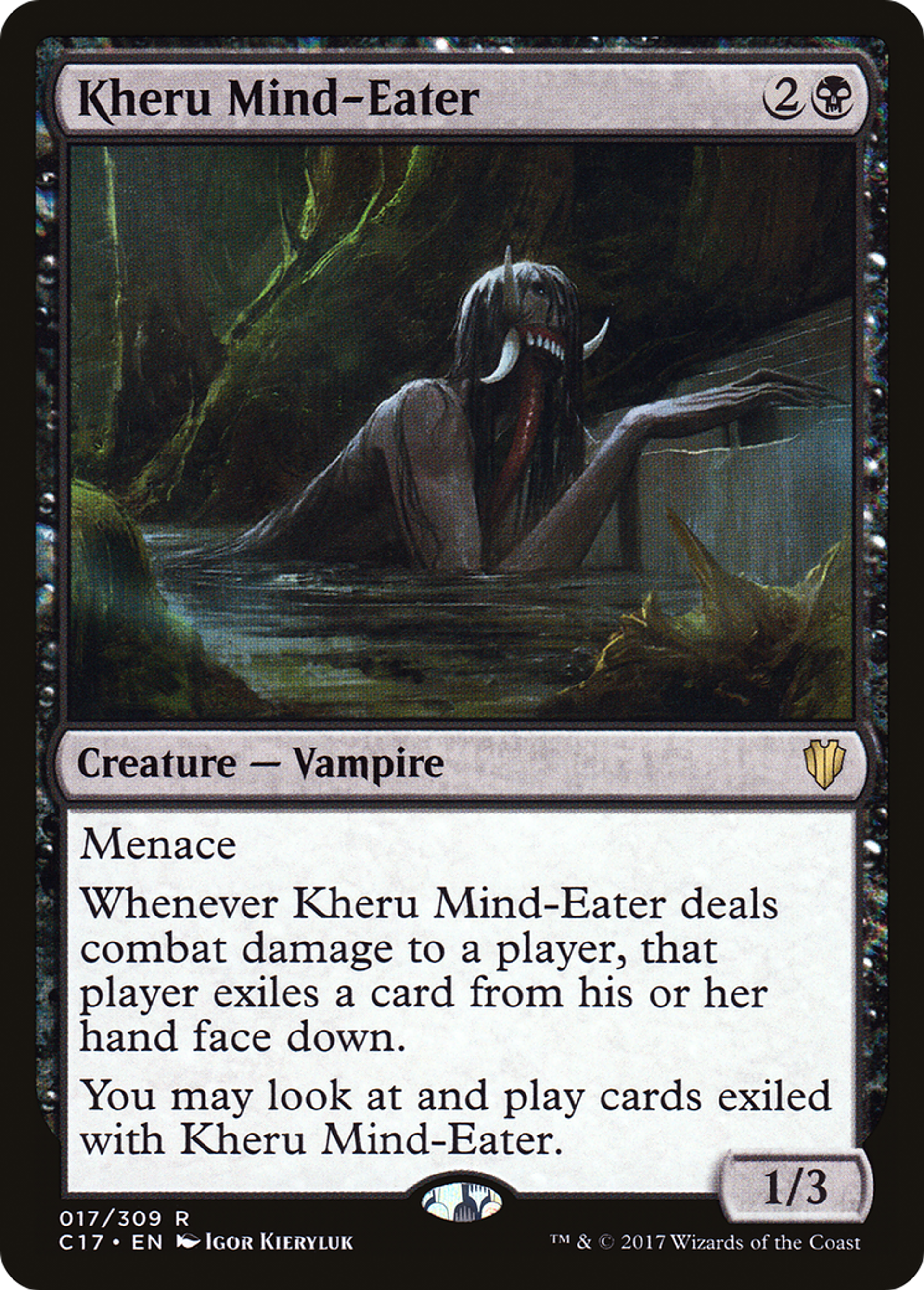 Dévoreuse d'esprits de Kheru — Commander 2017 — Magic: The Gathering