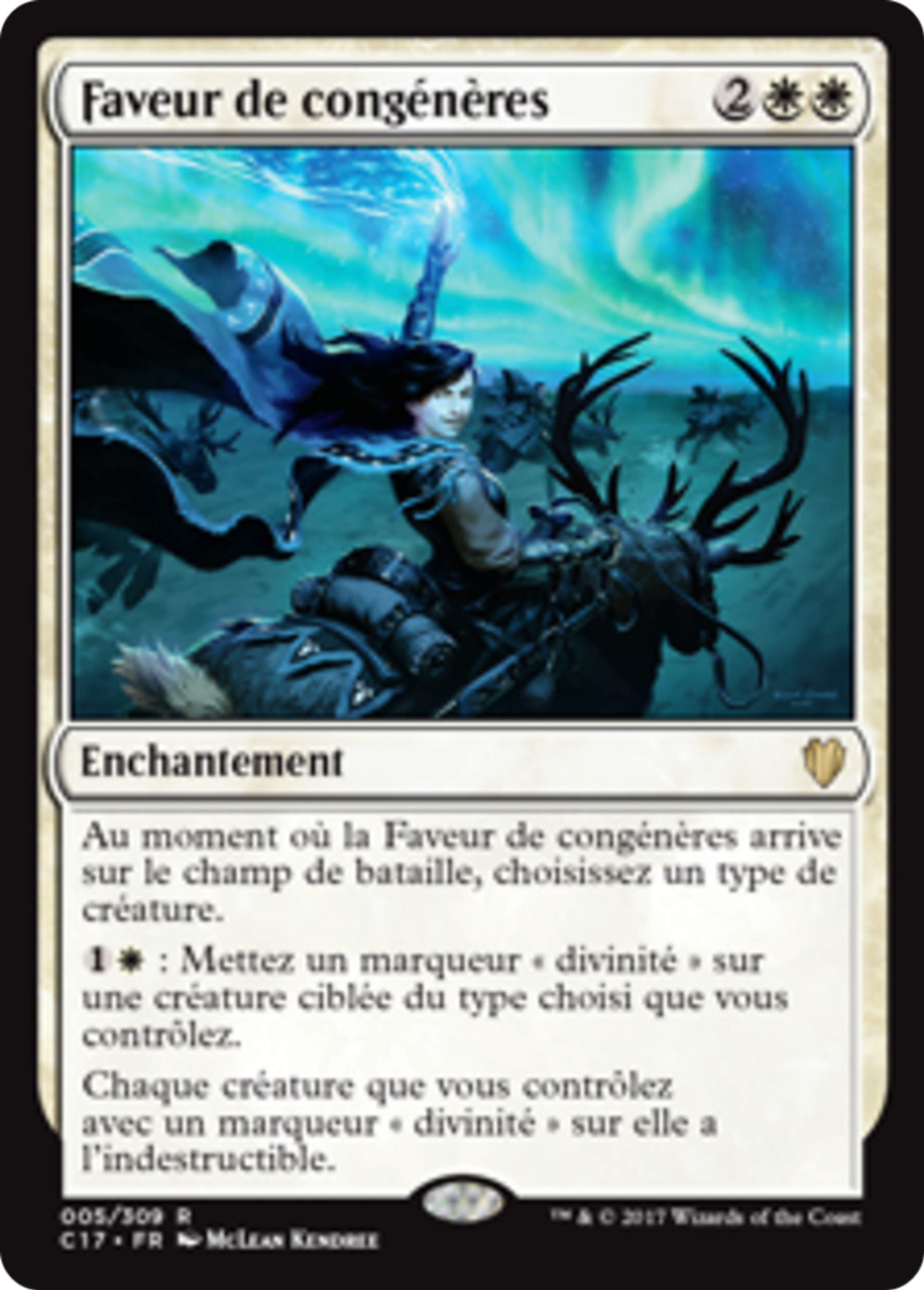 Faveur de congénères — Commander 2017 — Magic: The Gathering