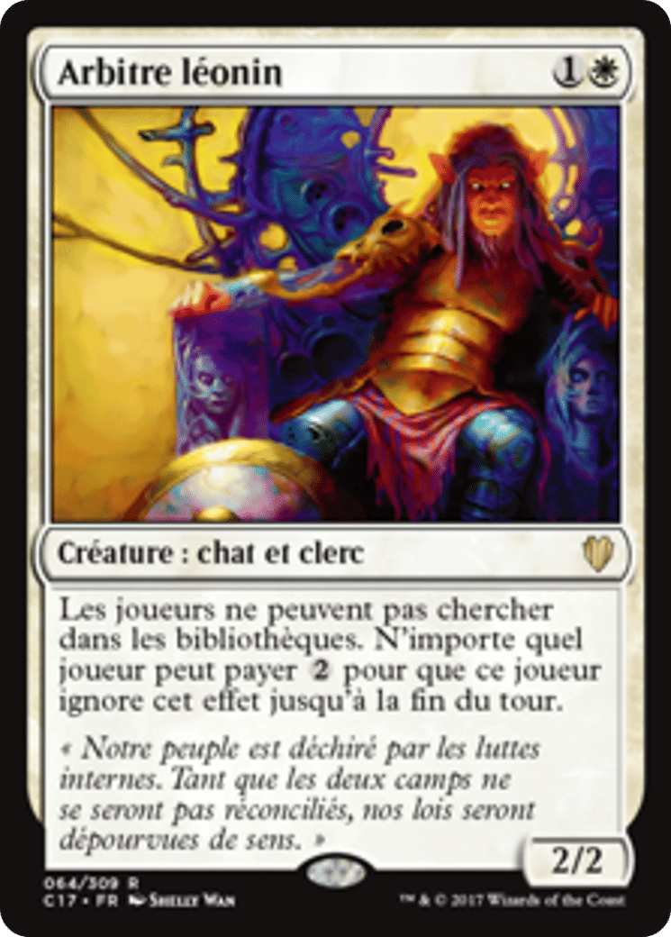 Arbitre léonin — Commander 2017 — Magic: The Gathering