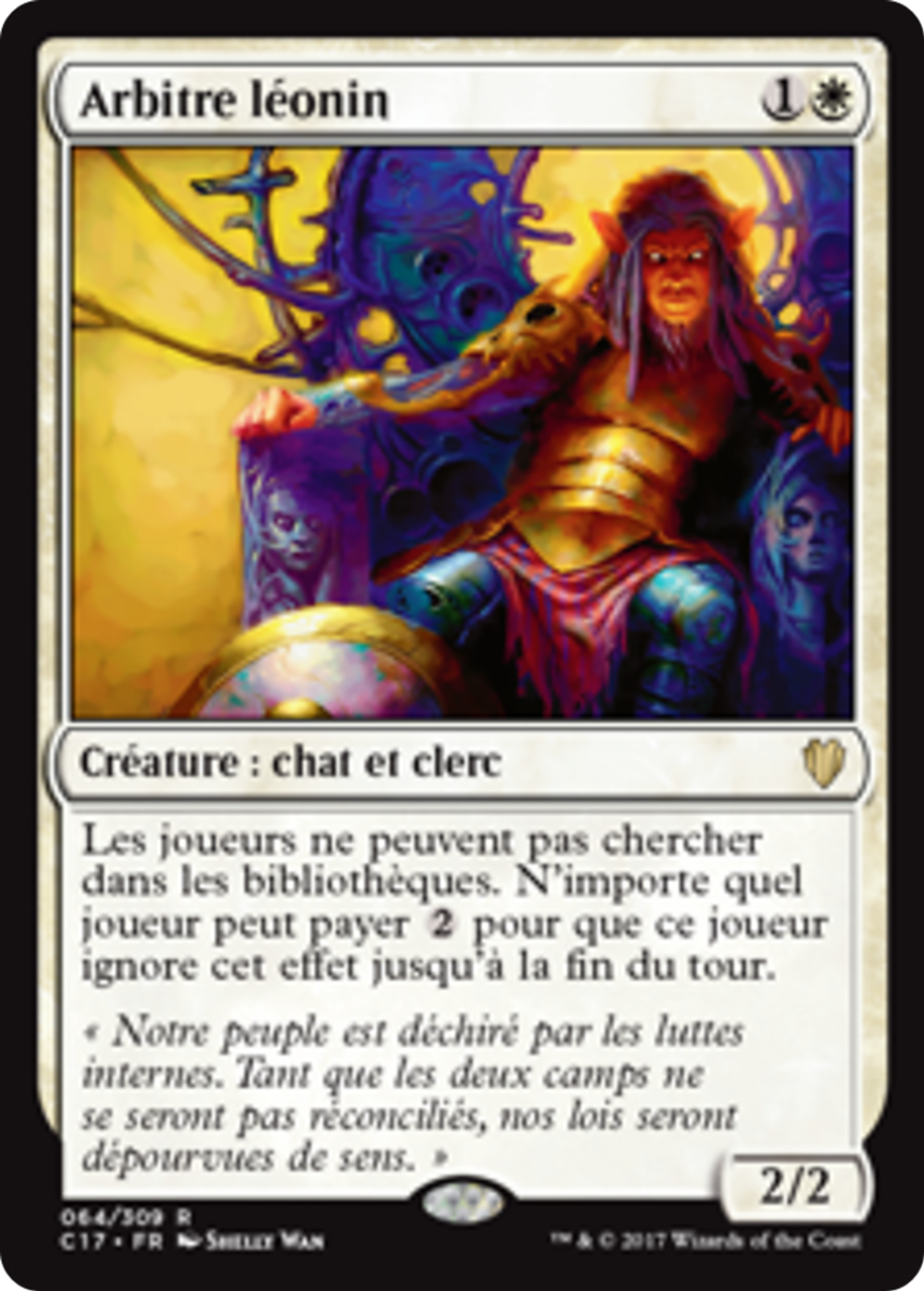 Arbitre léonin — Commander 2017 — Magic: The Gathering