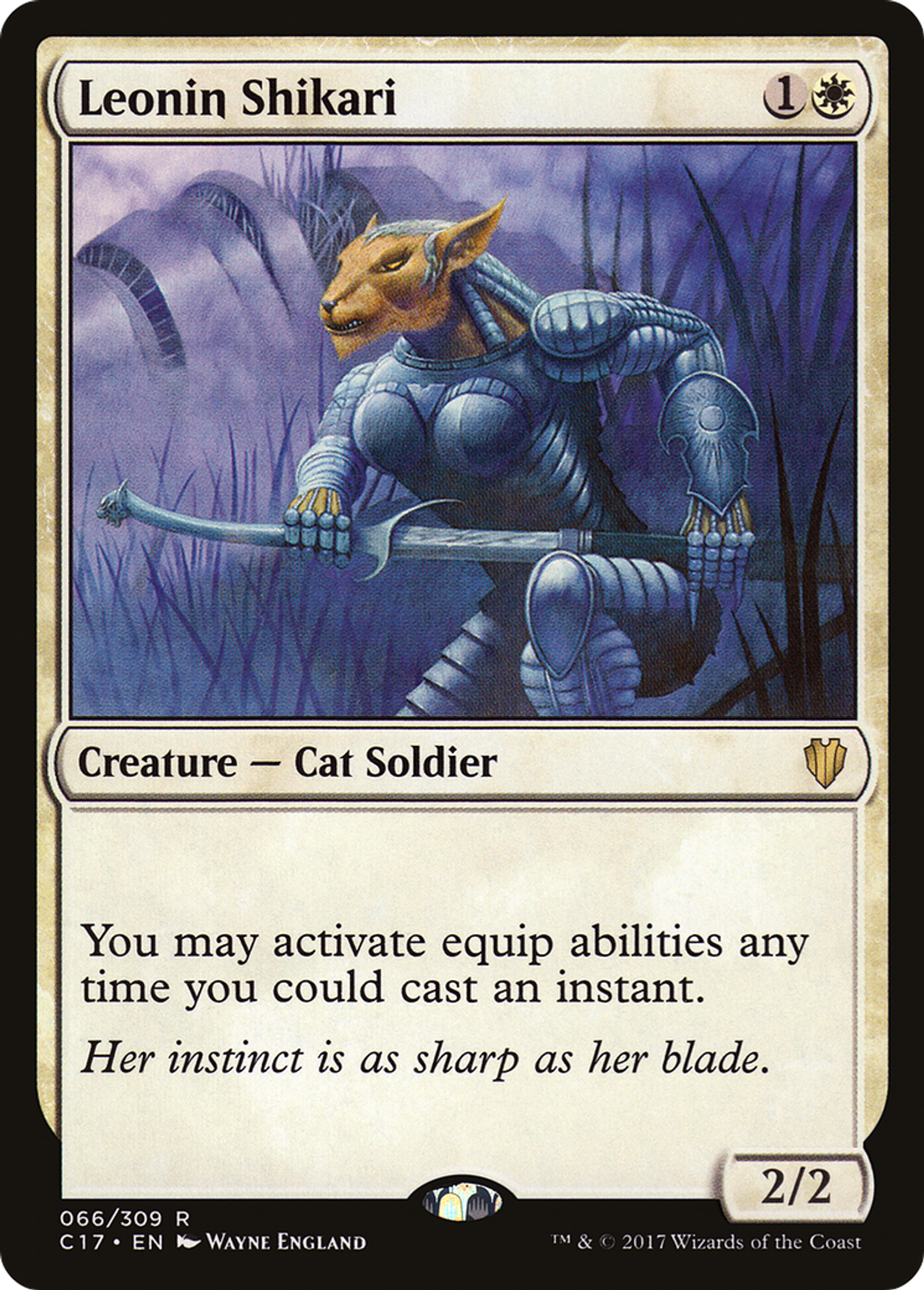 Leonin Shikari — Commander 2017 — Magic: The Gathering