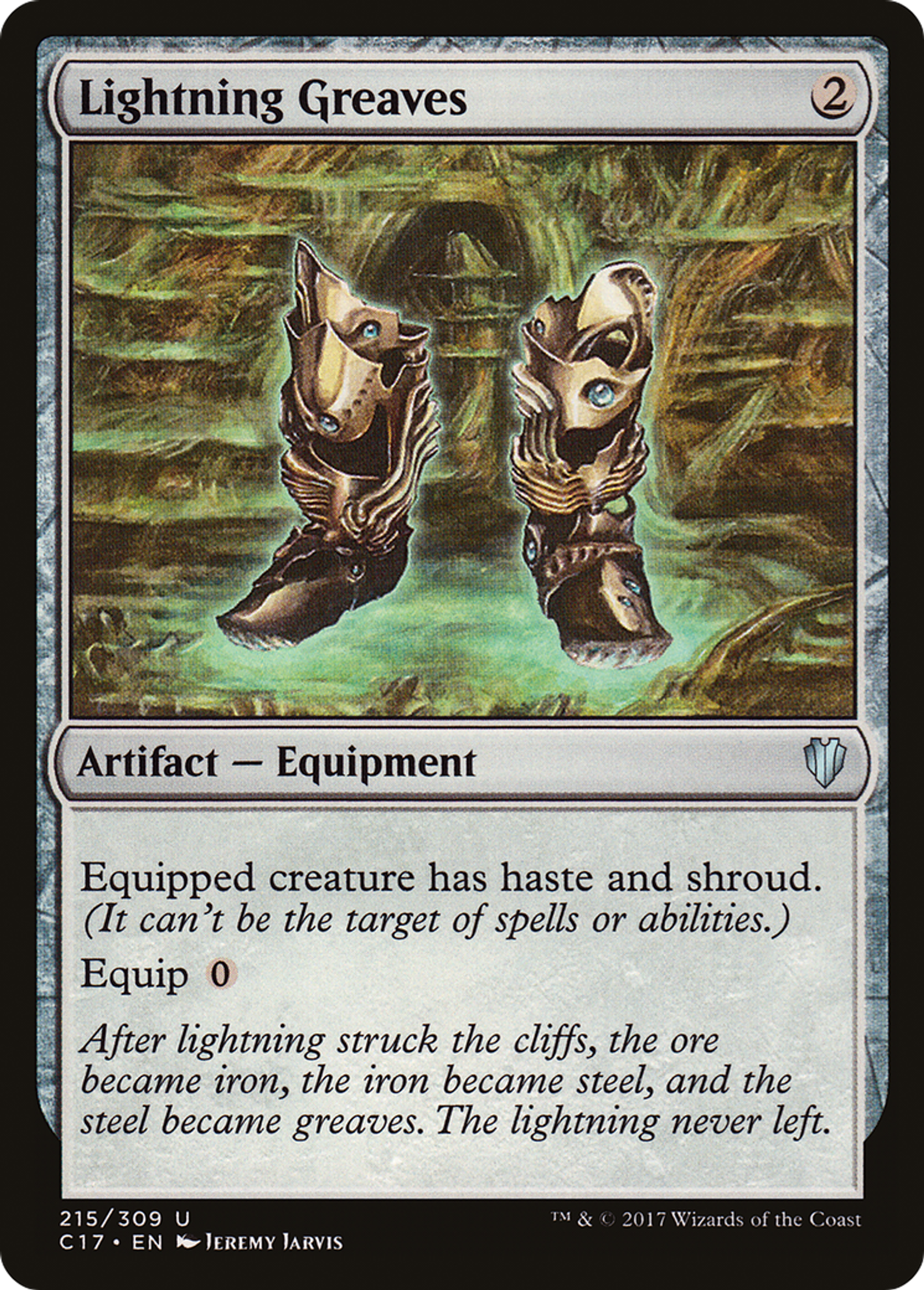 Lightning Greaves — Commander 2017 — Magic: The Gathering