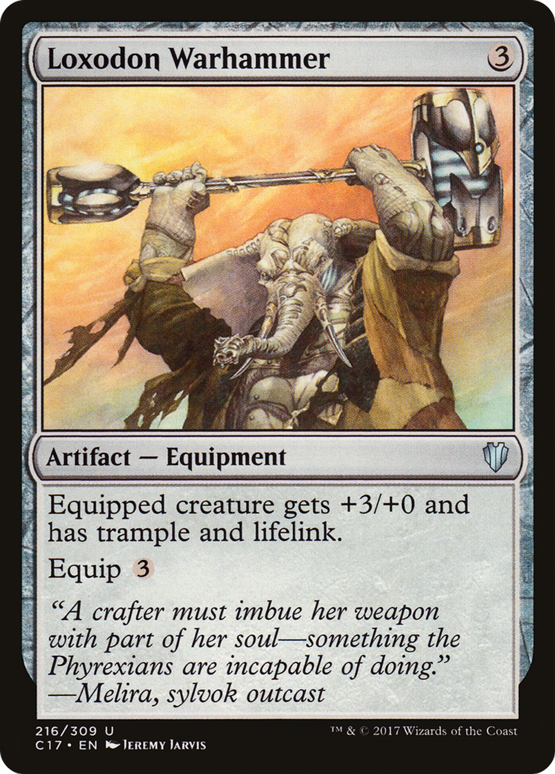 Loxodon Warhammer — Commander 2017 — Magic: The Gathering