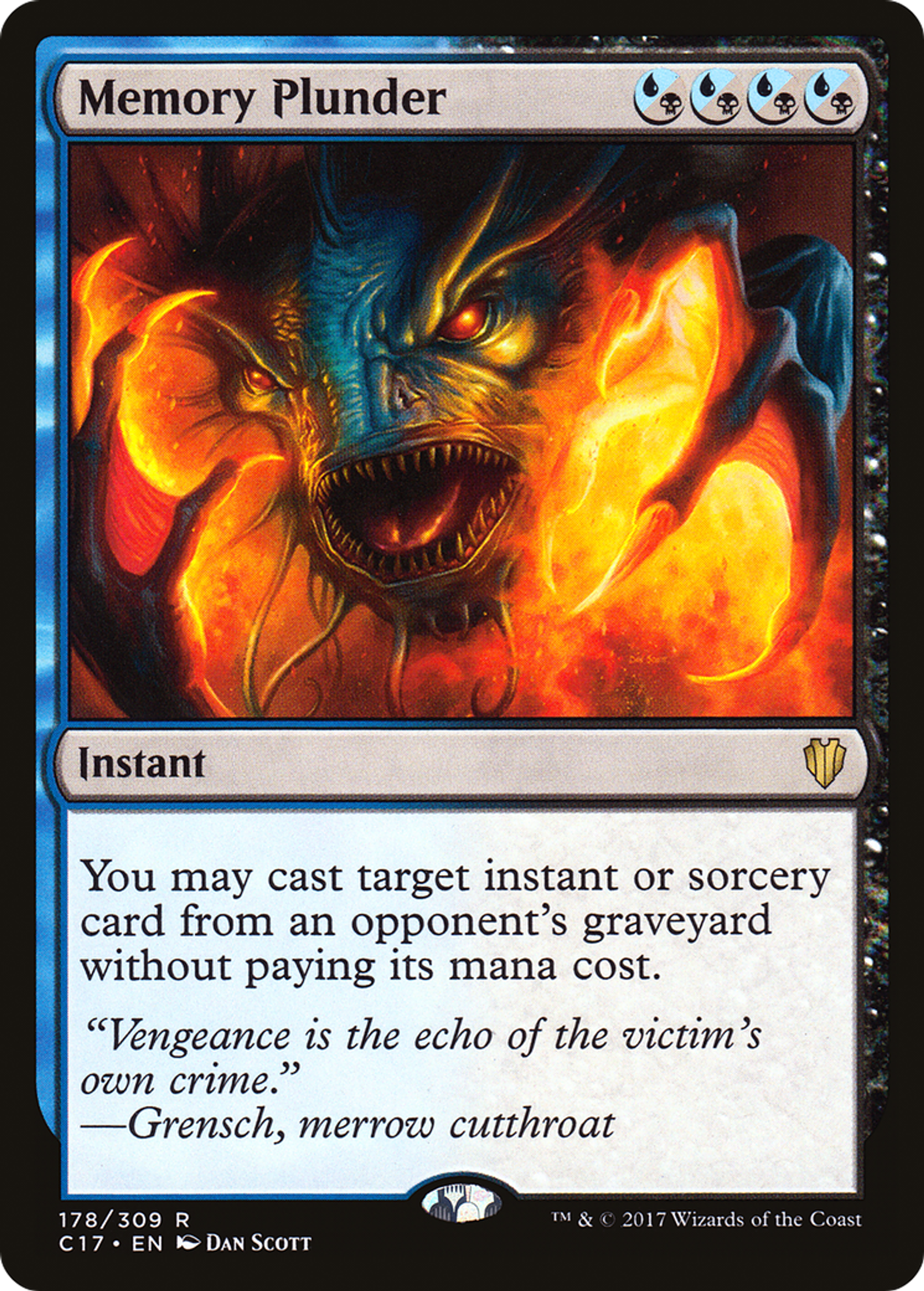 Memory Plunder — Commander 2017 — Magic: The Gathering