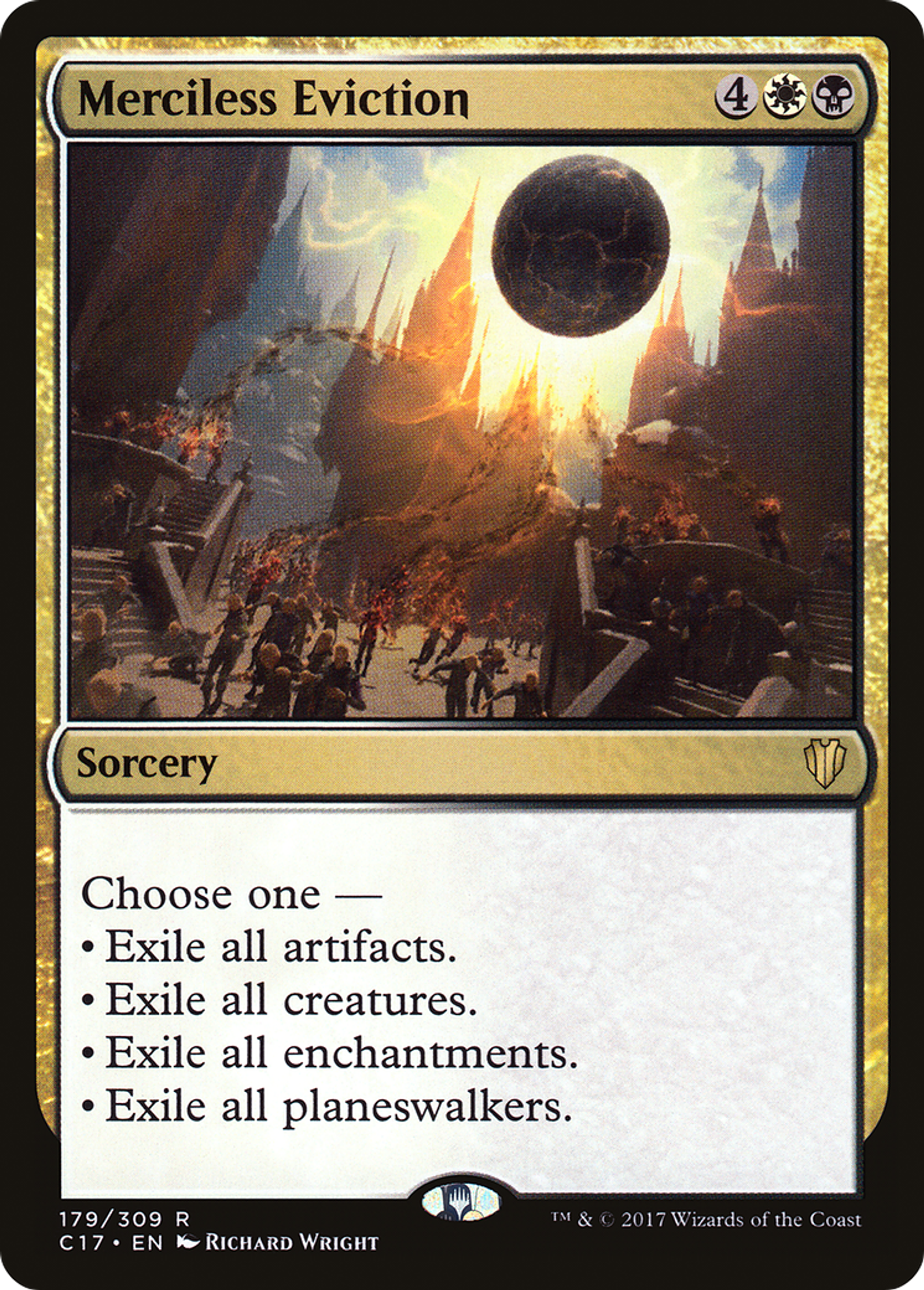 Merciless Eviction — Commander 2017 — Magic: The Gathering