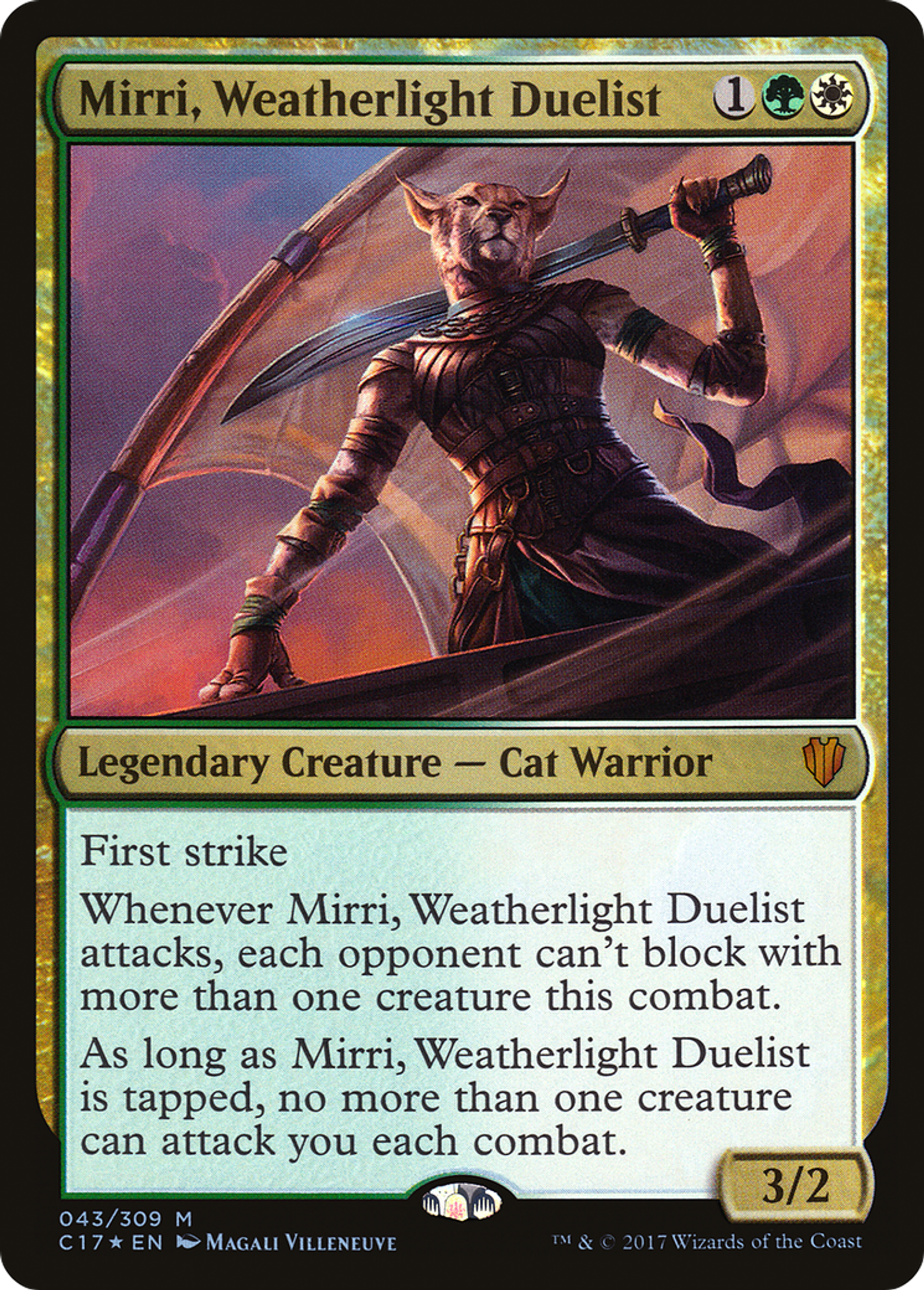 Mirri, Weatherlight Duelist — Commander 2017 — Magic: The Gathering