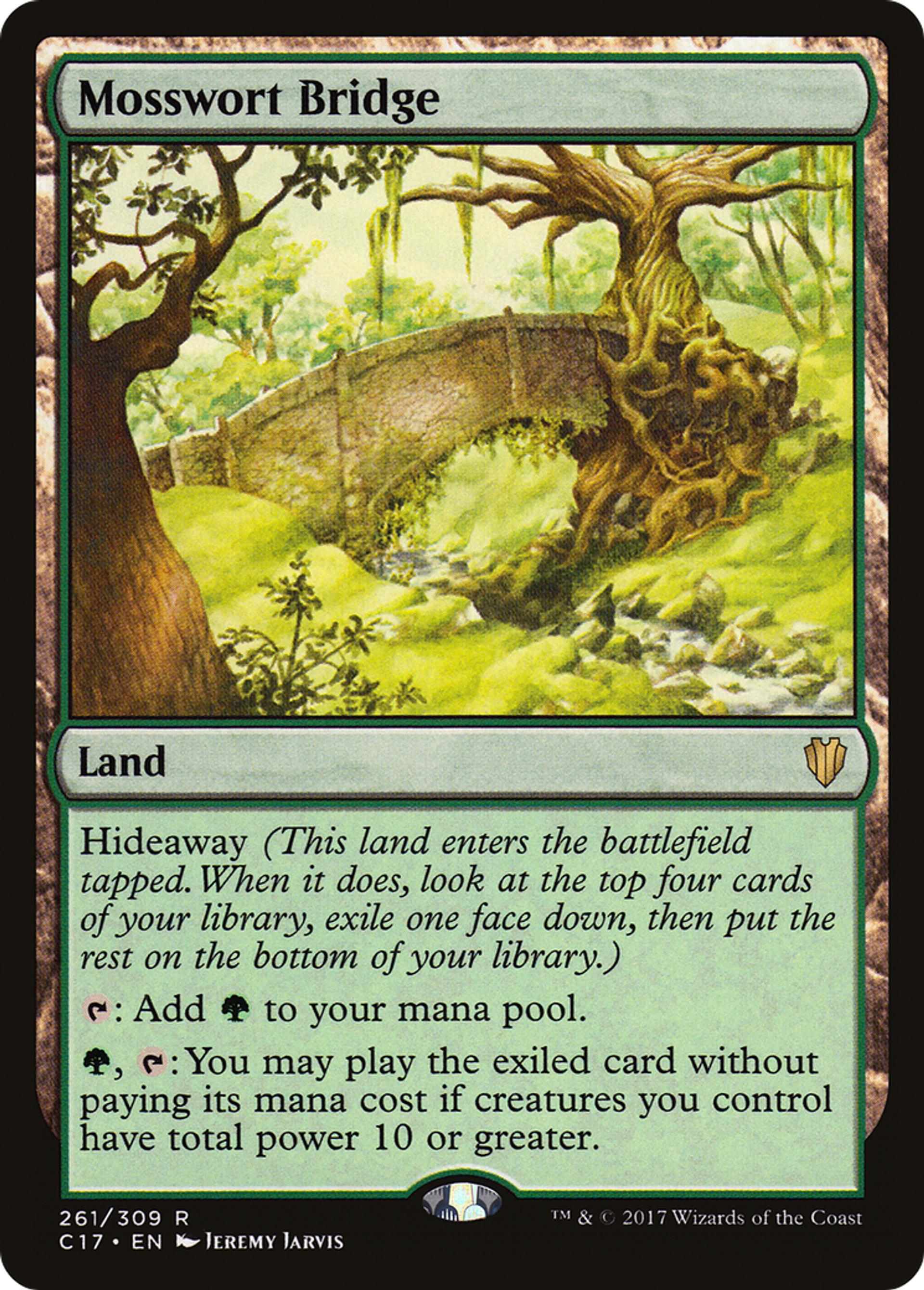 Mosswort Bridge — Commander 2017 — Magic: The Gathering