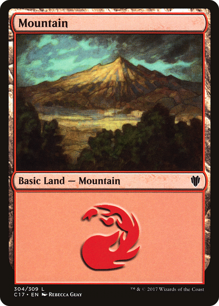 Mountain — Commander 2017 — Magic: The Gathering