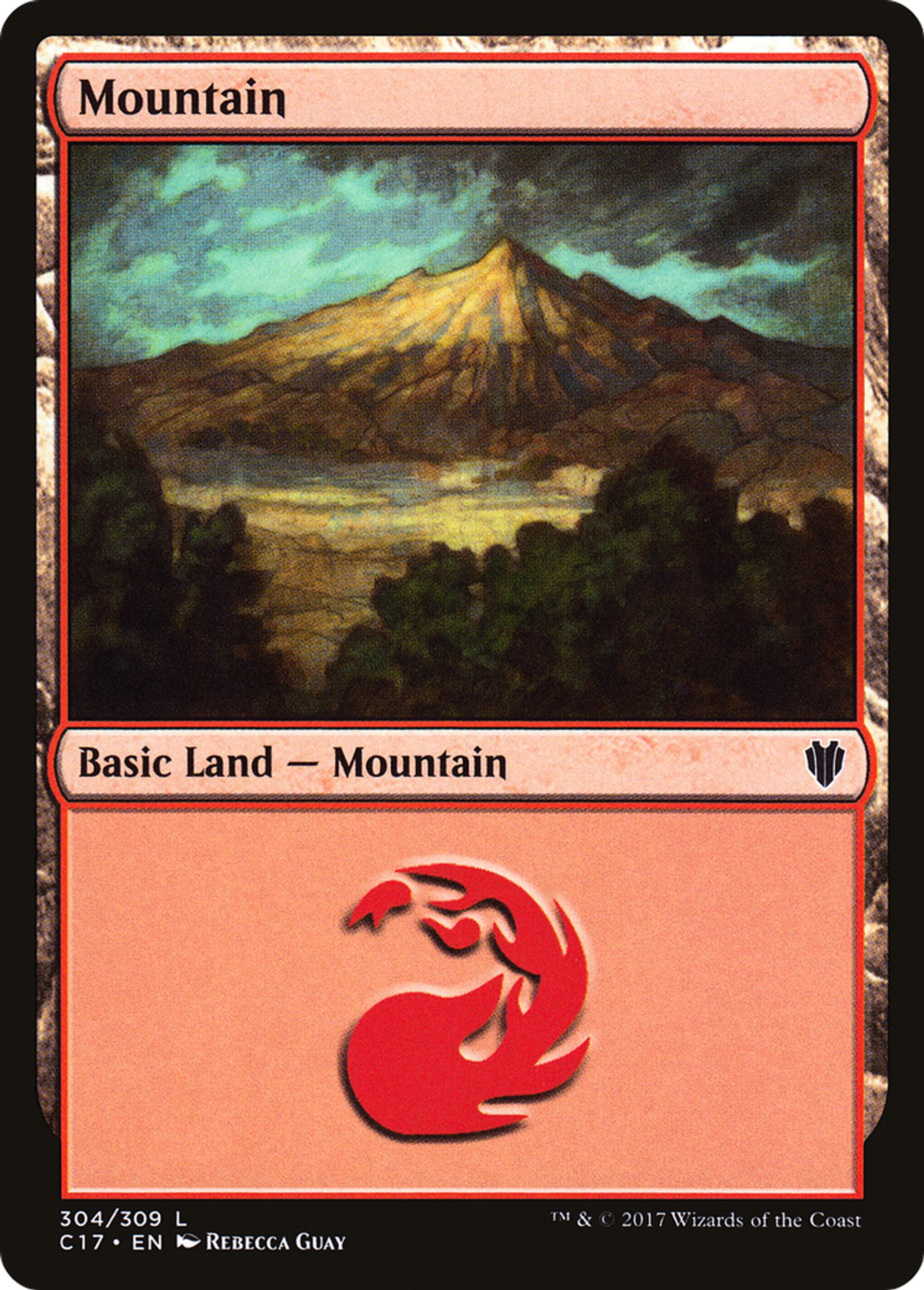 Mountain — Commander 2017 — Magic: The Gathering