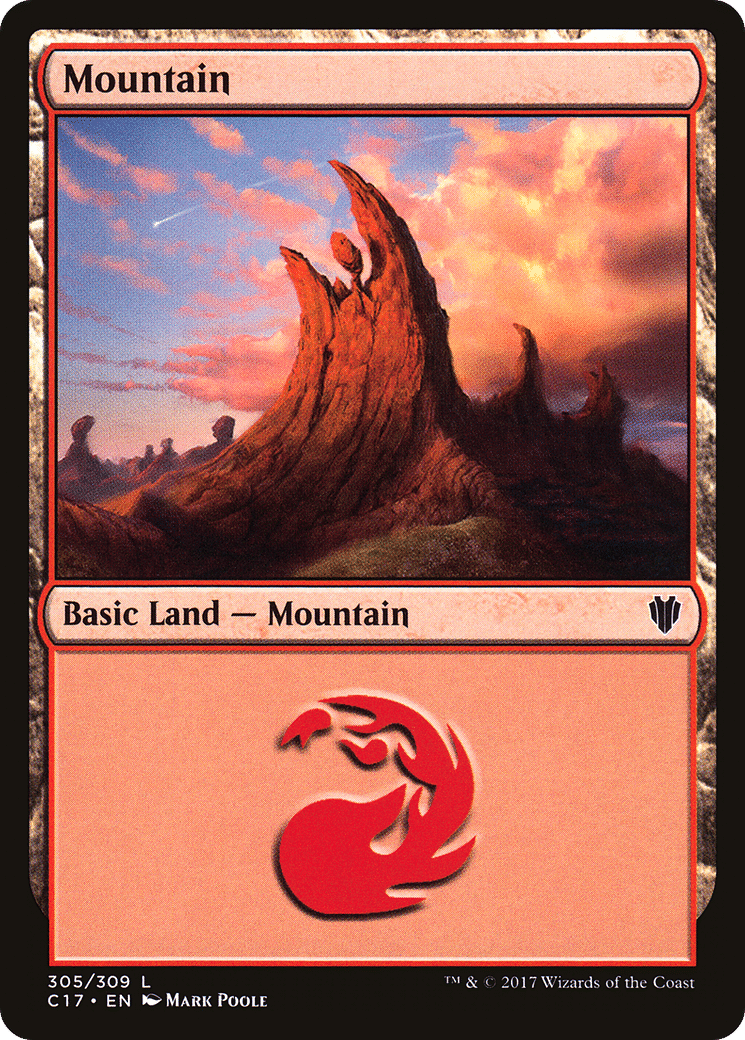 Mountain — Commander 2017 — Magic: The Gathering