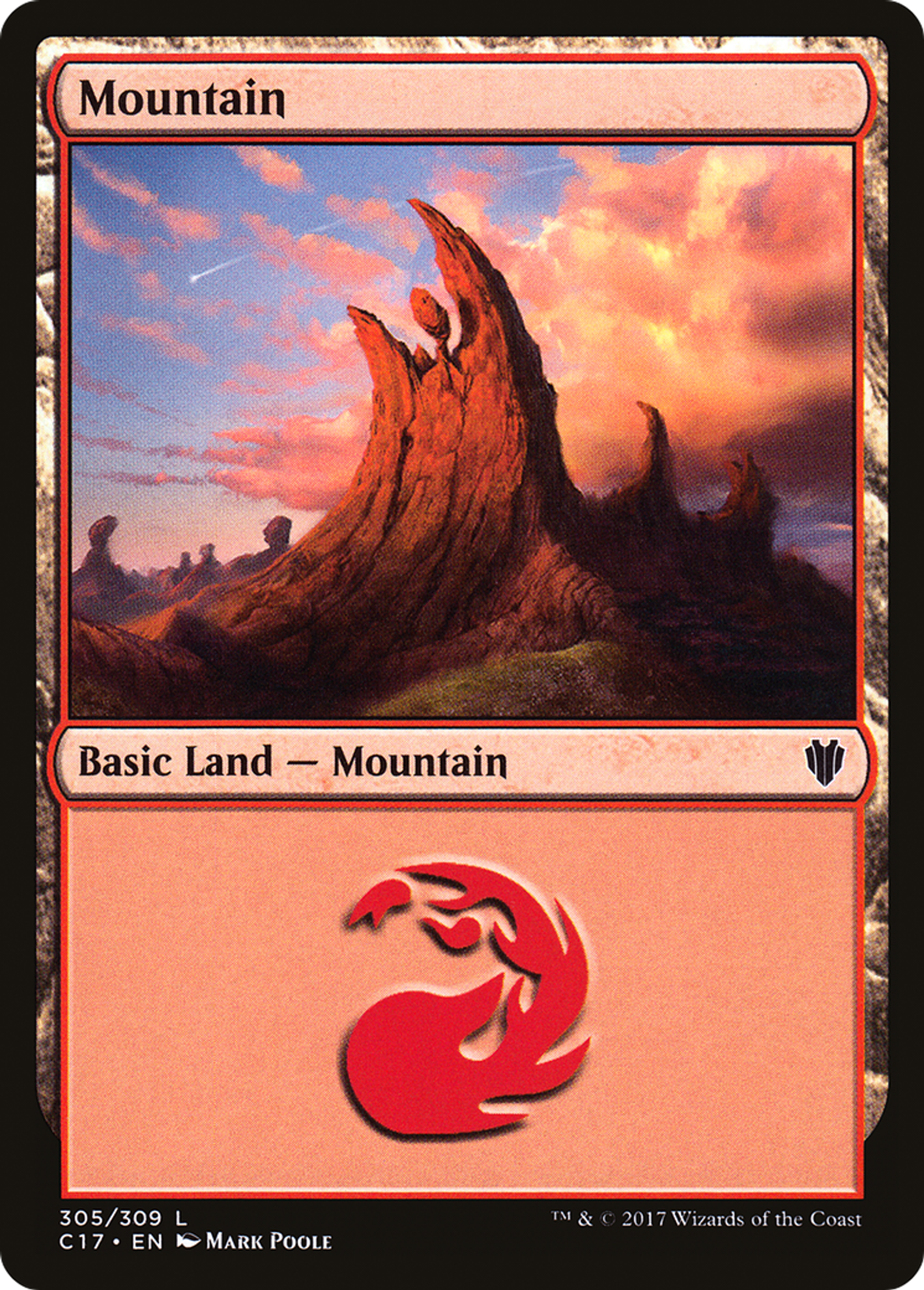 Mountain — Commander 2017 — Magic: The Gathering