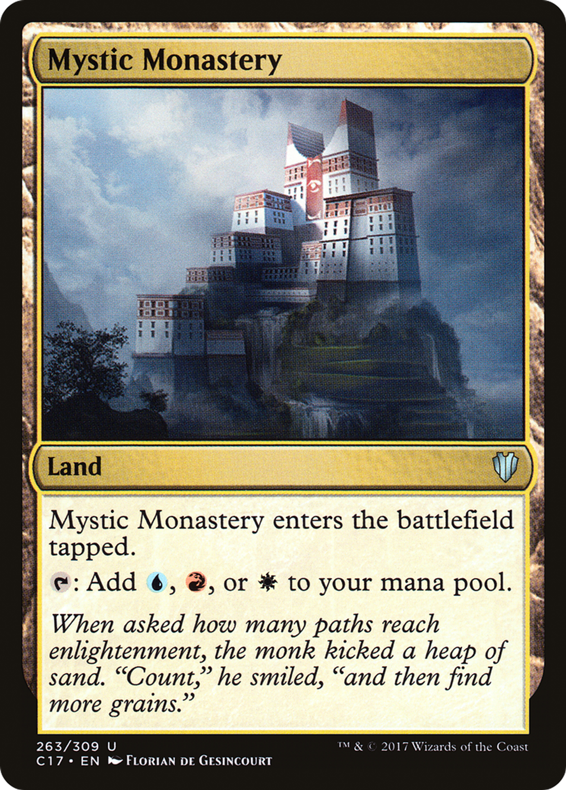 Mystic Monastery — Commander 2017 — Magic: The Gathering