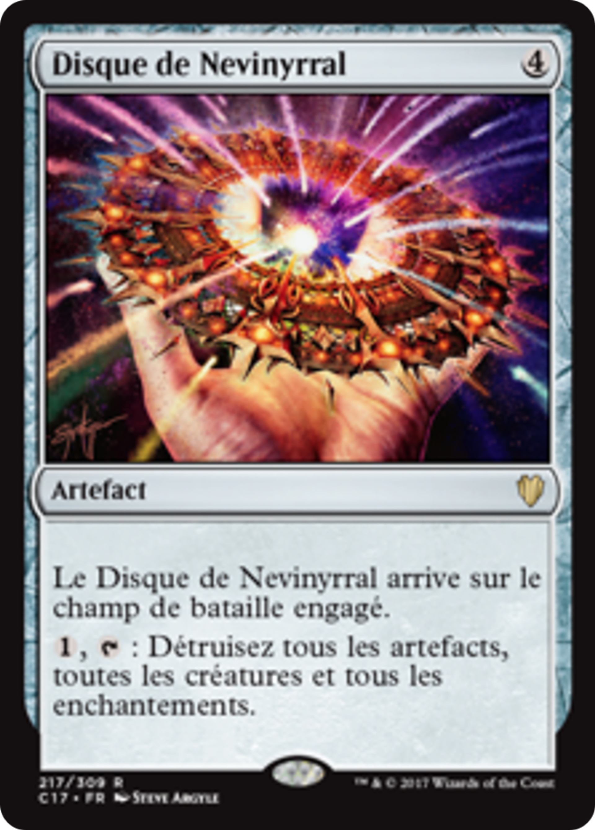 Disque de Nevinyrral — Commander 2017 — Magic: The Gathering