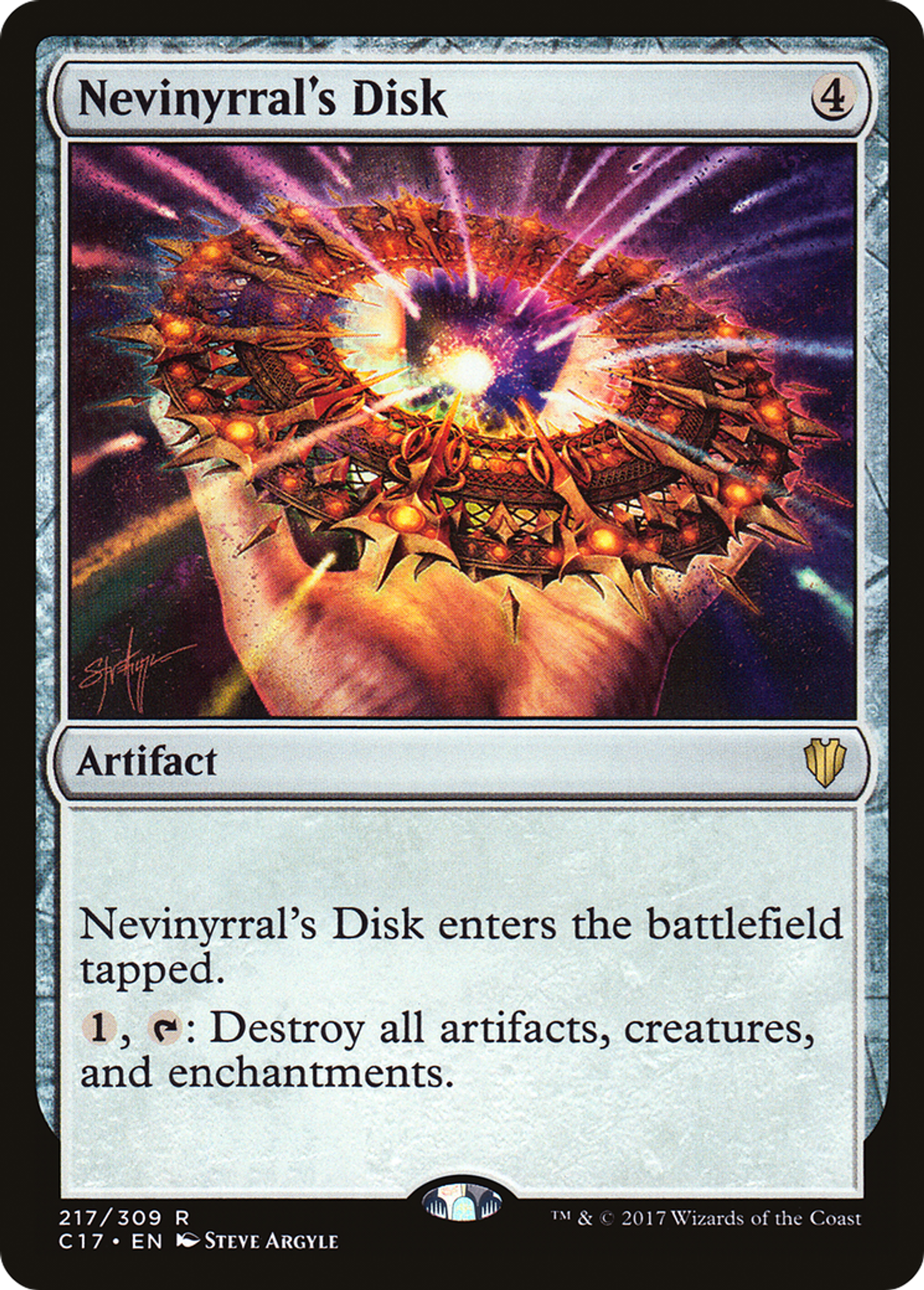 Nevinyrral's Disk — Commander 2017 — Magic: The Gathering