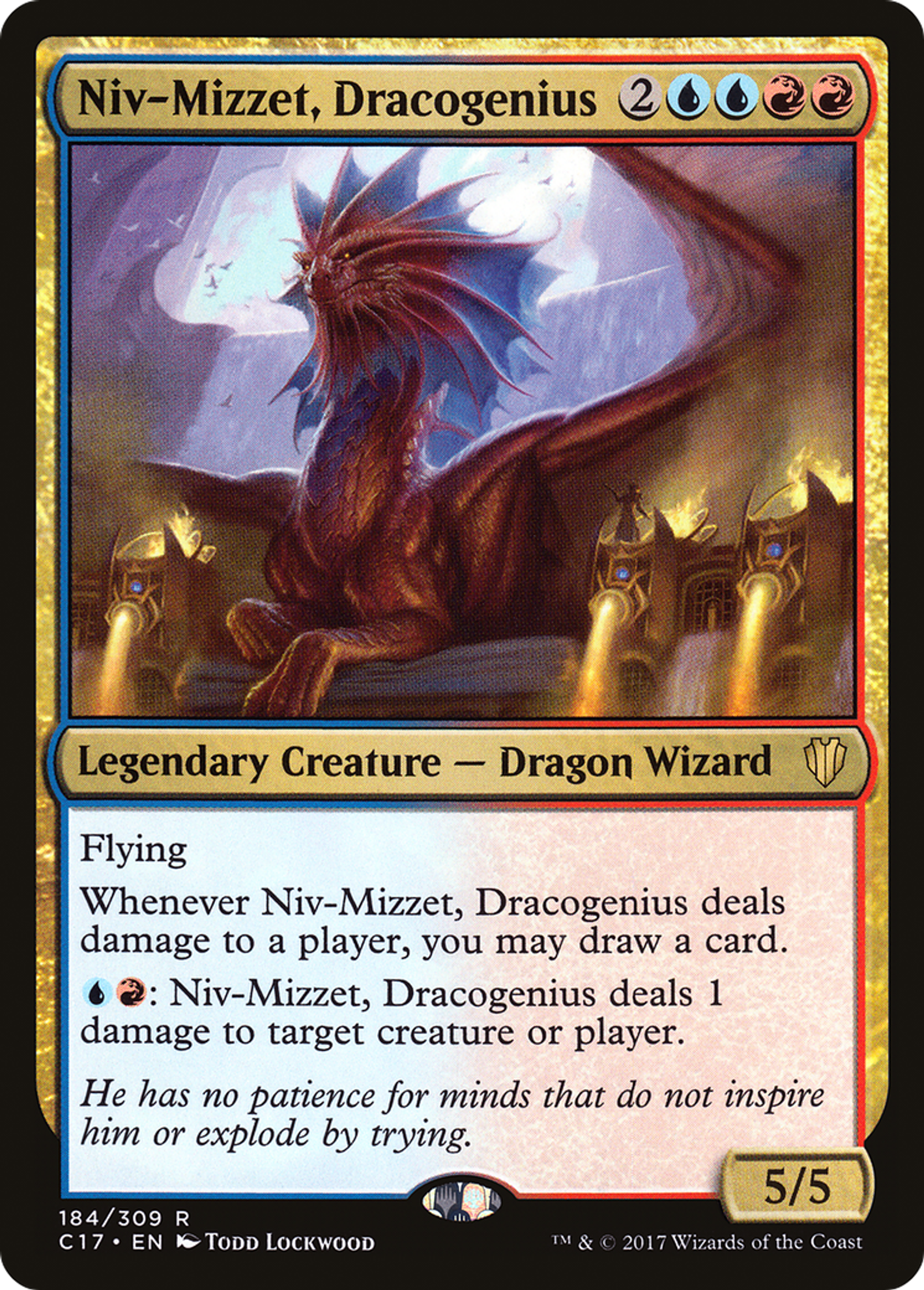 Niv-Mizzet, Dracogenius — Commander 2017 — Magic: The Gathering