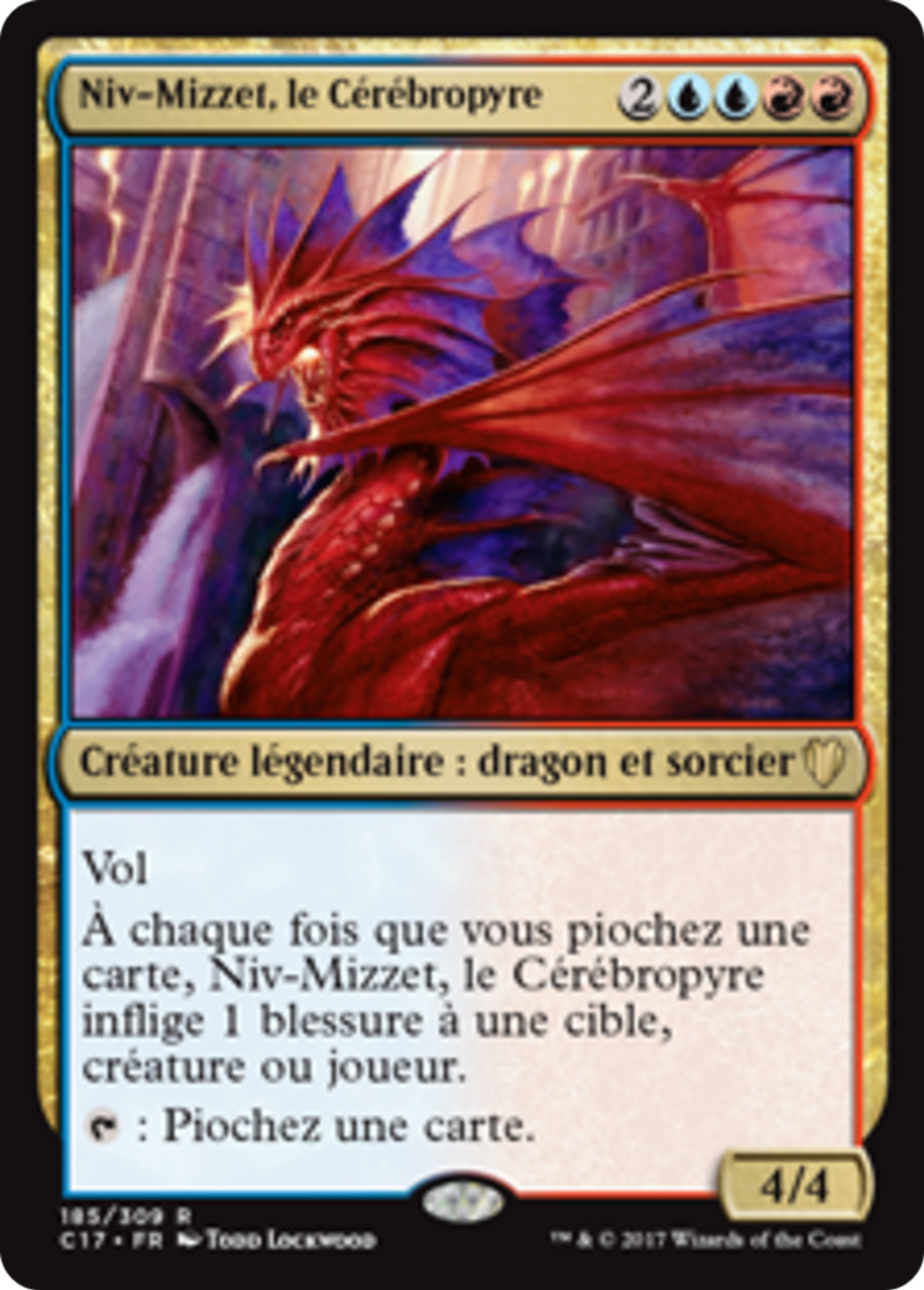 Niv-Mizzet, le Cérébropyre — Commander 2017 — Magic: The Gathering